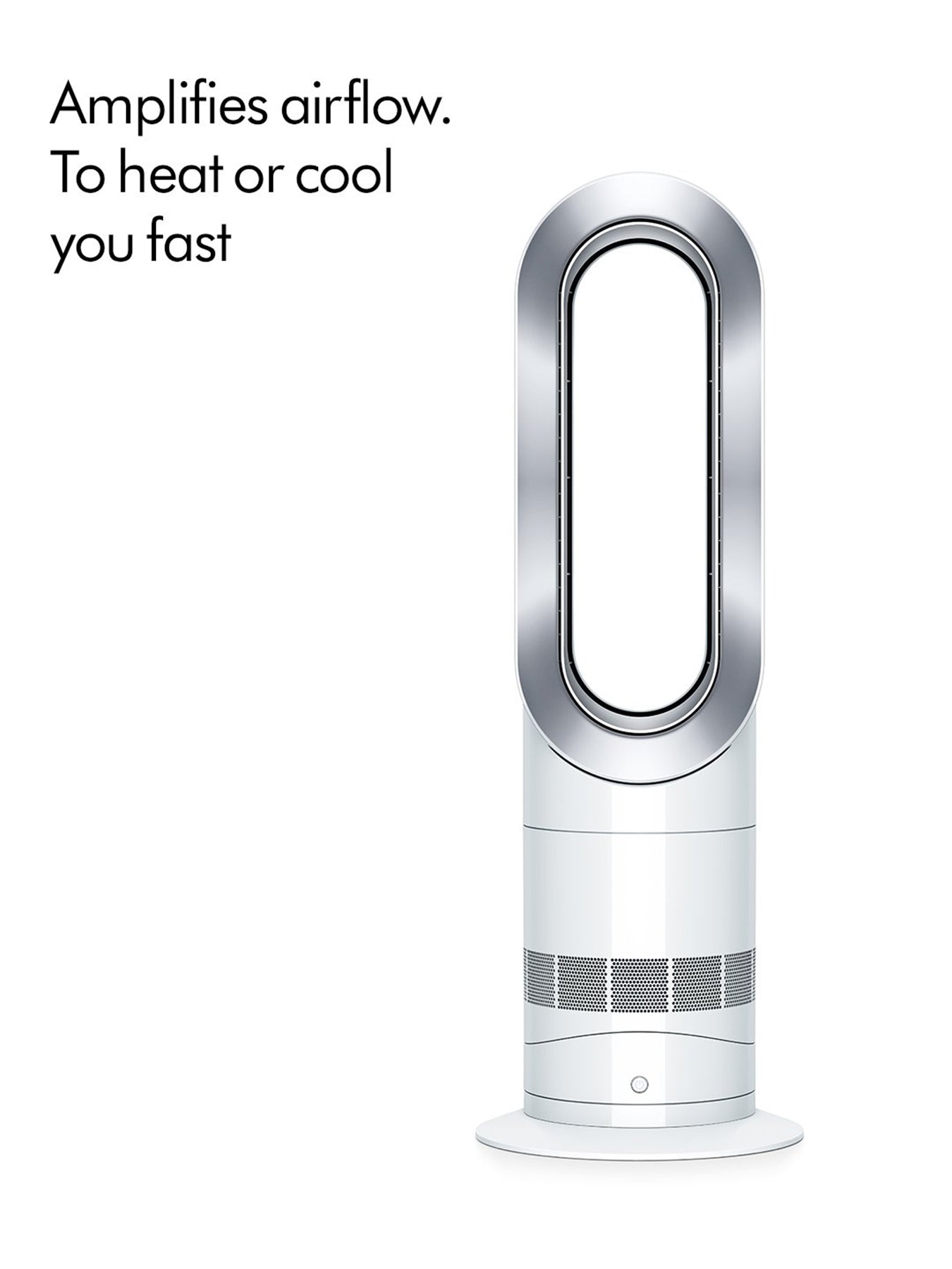 AM09 Hot + Cool Fan Heater White