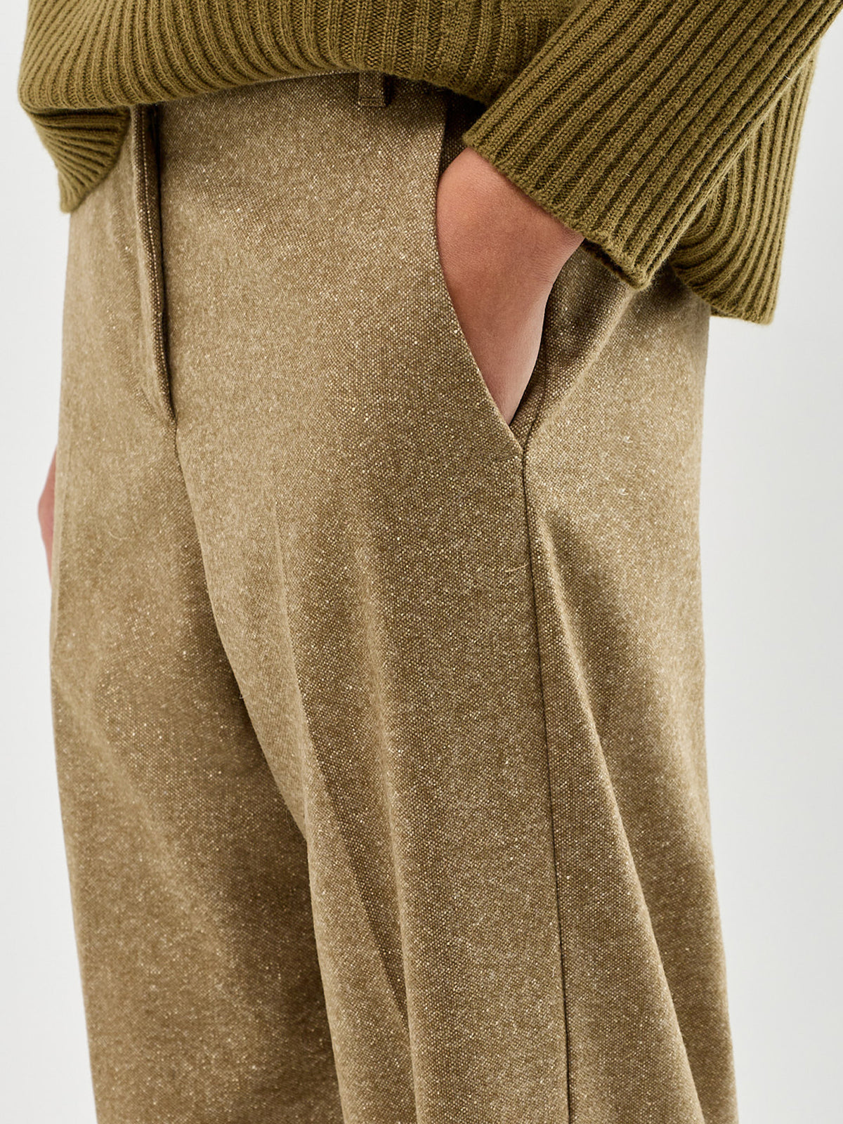 Women's Virgin Wool & Silk Blend Poggio Trousers