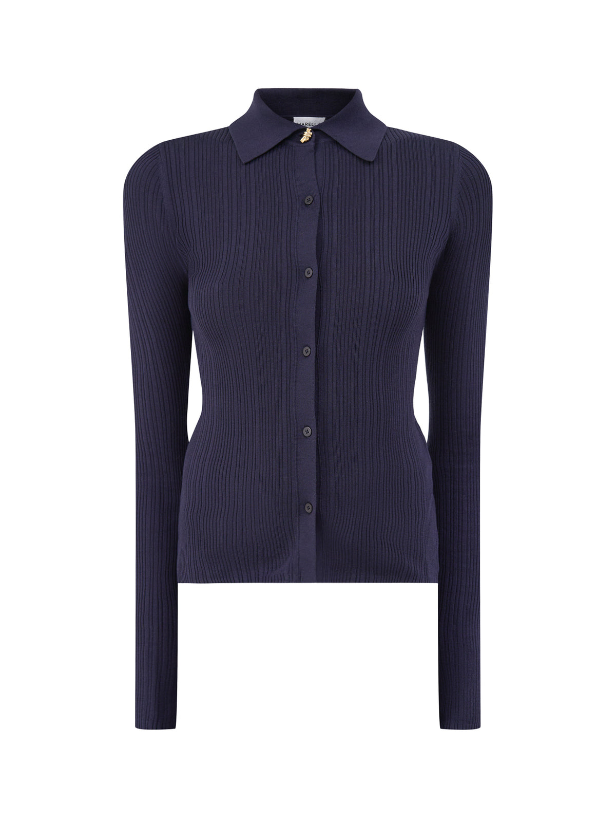 Lyocell & Wool Baco Cardigan - Navy