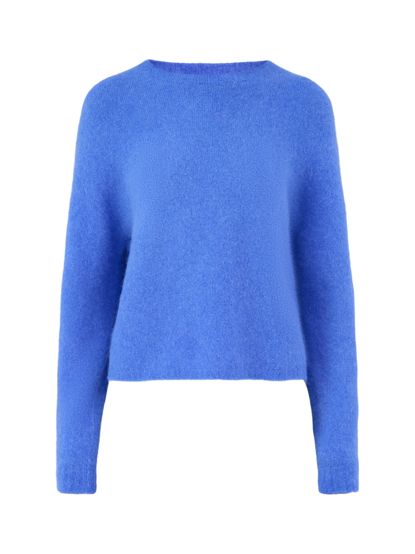 Alpaca & Wool Blend Giunco Sweater - Periwinkle Blue