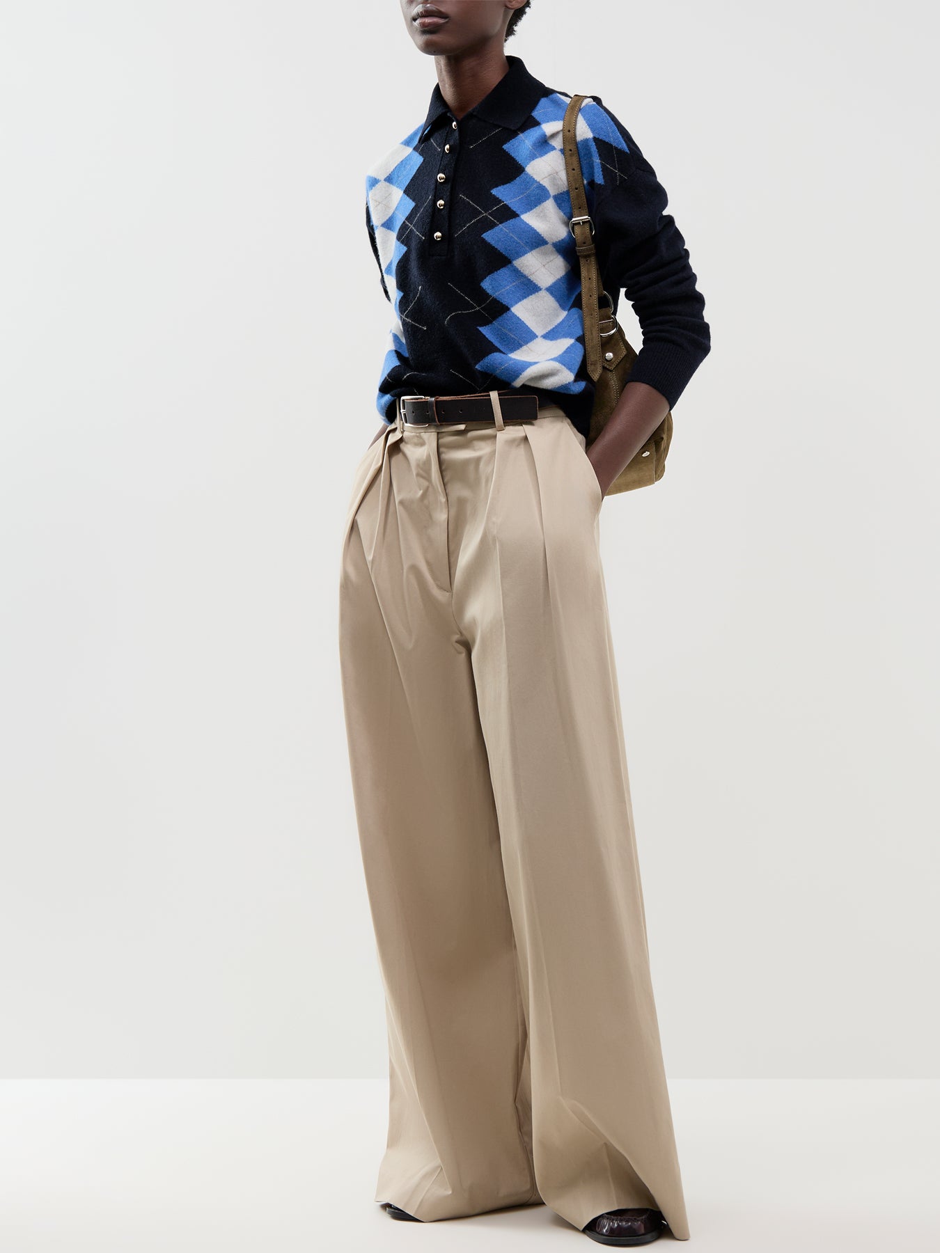 Wool & Cashmere Blend Sequoia Sweater - Periwinkle Blue