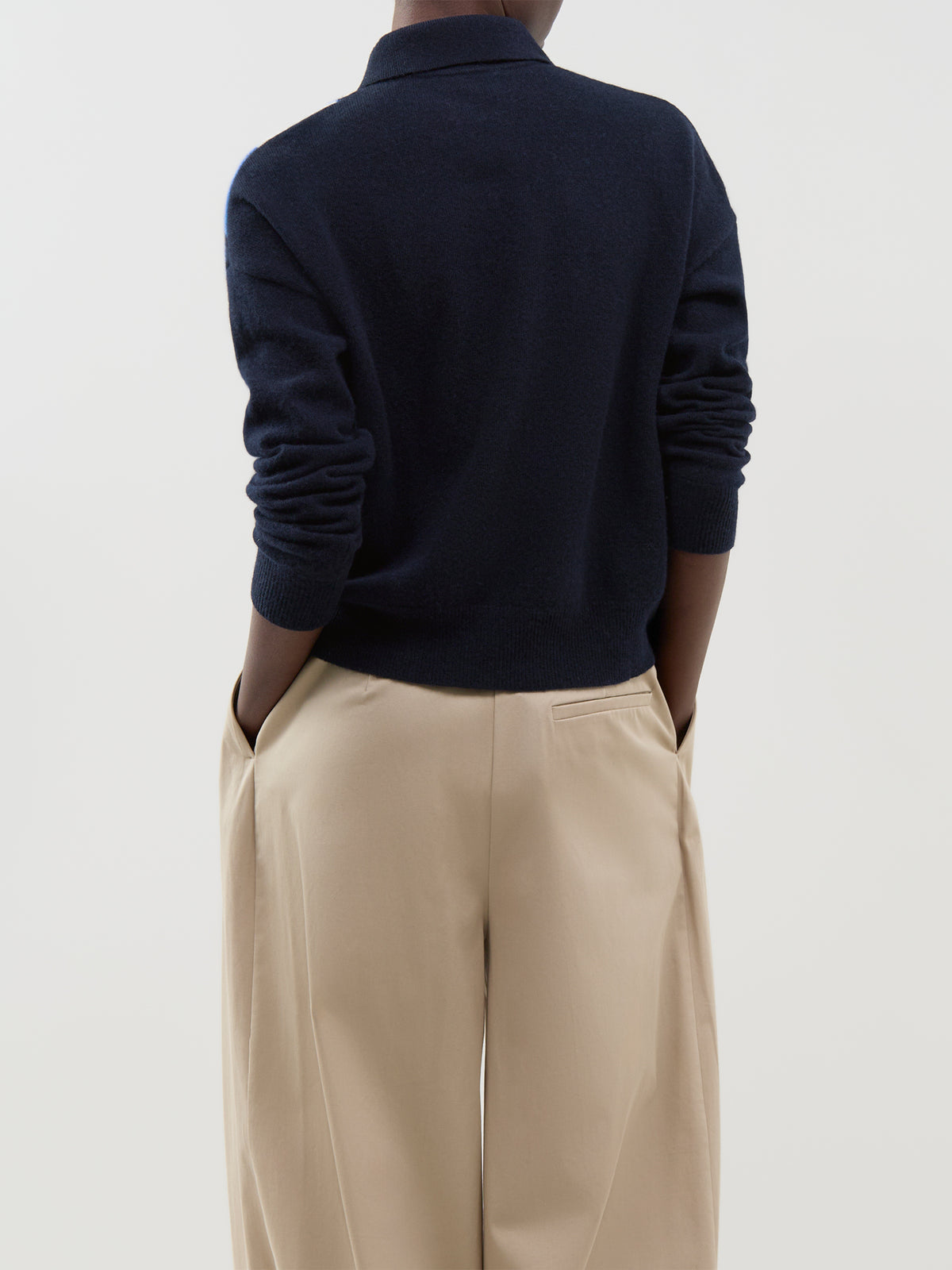 Wool & Cashmere Blend Sequoia Sweater - Periwinkle Blue
