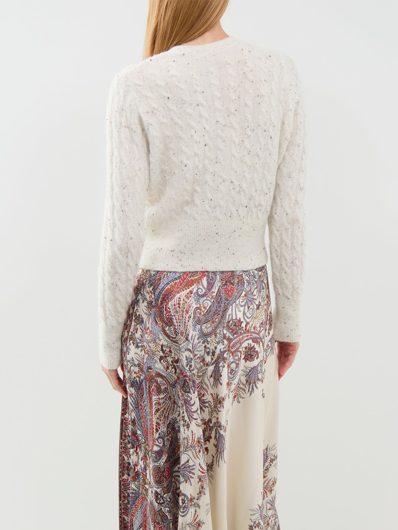 Certa Alpaca Blend Cardigan White