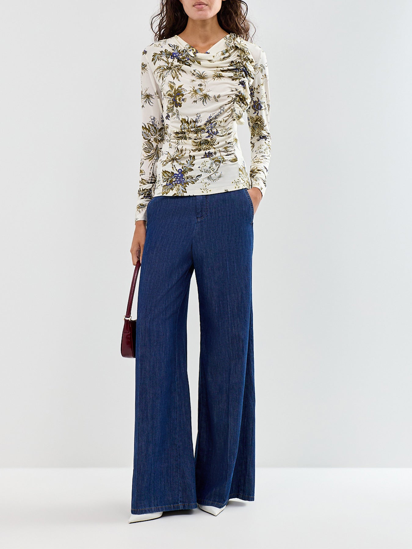 Pere Viscose Printed Body Top