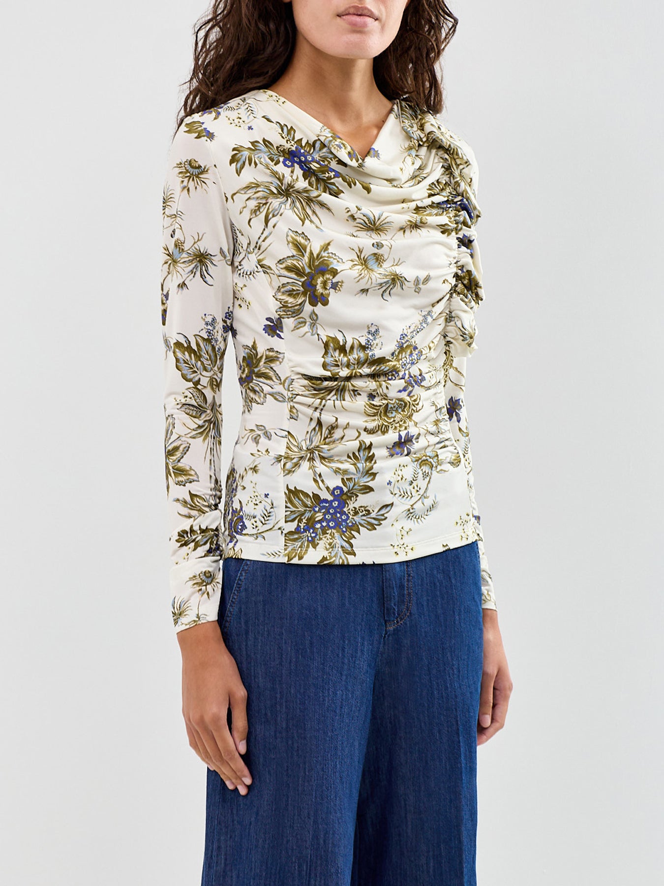Pere Viscose Printed Body Top