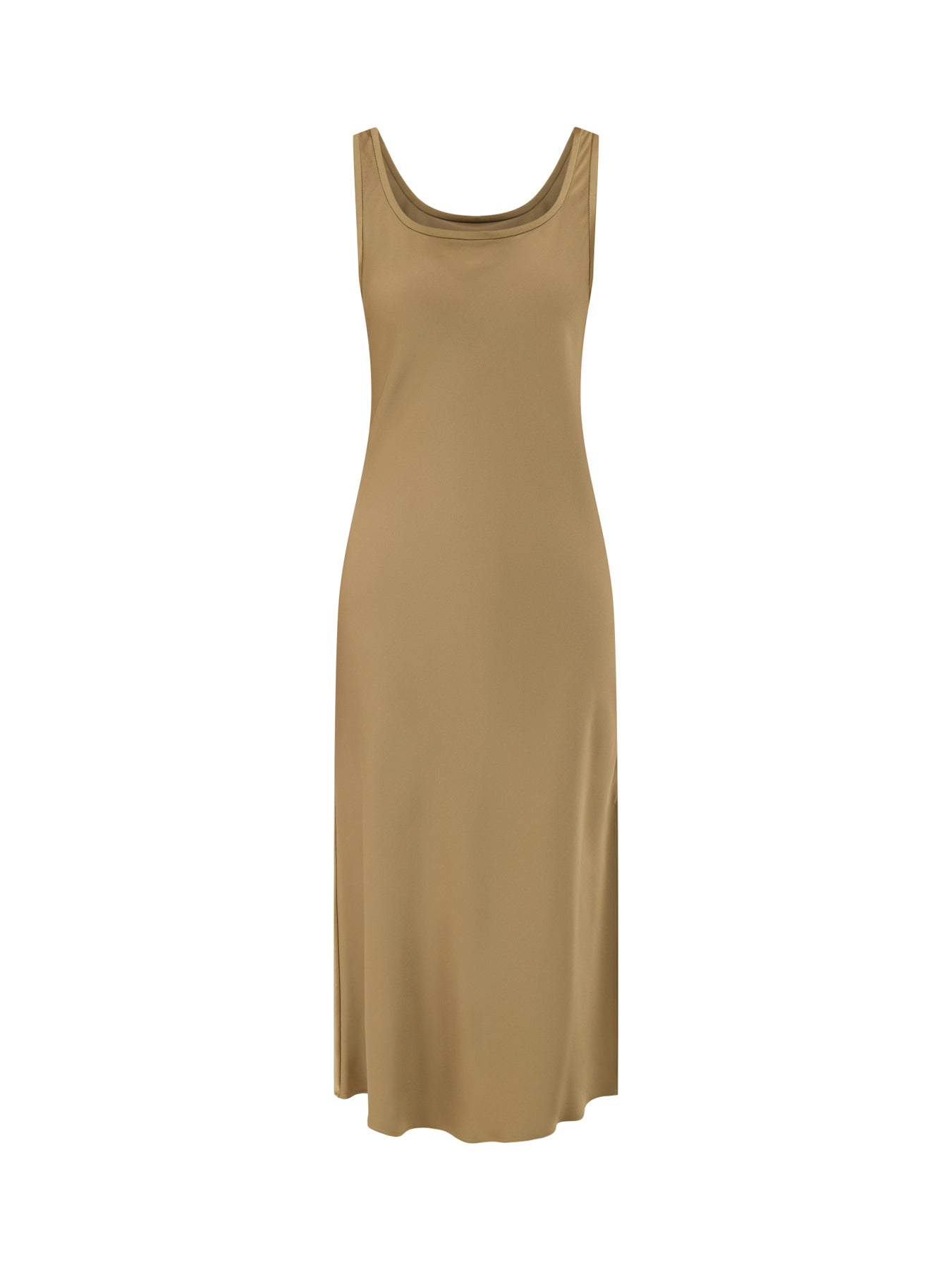 Oliato Midi Slip Dress Oil Green