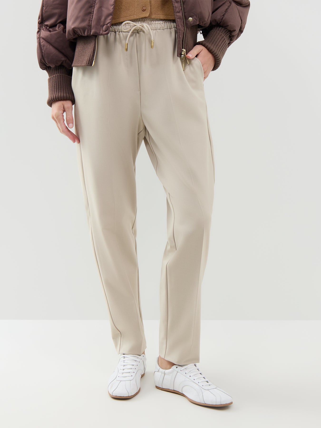 Voto Slim Trousers Turtledove