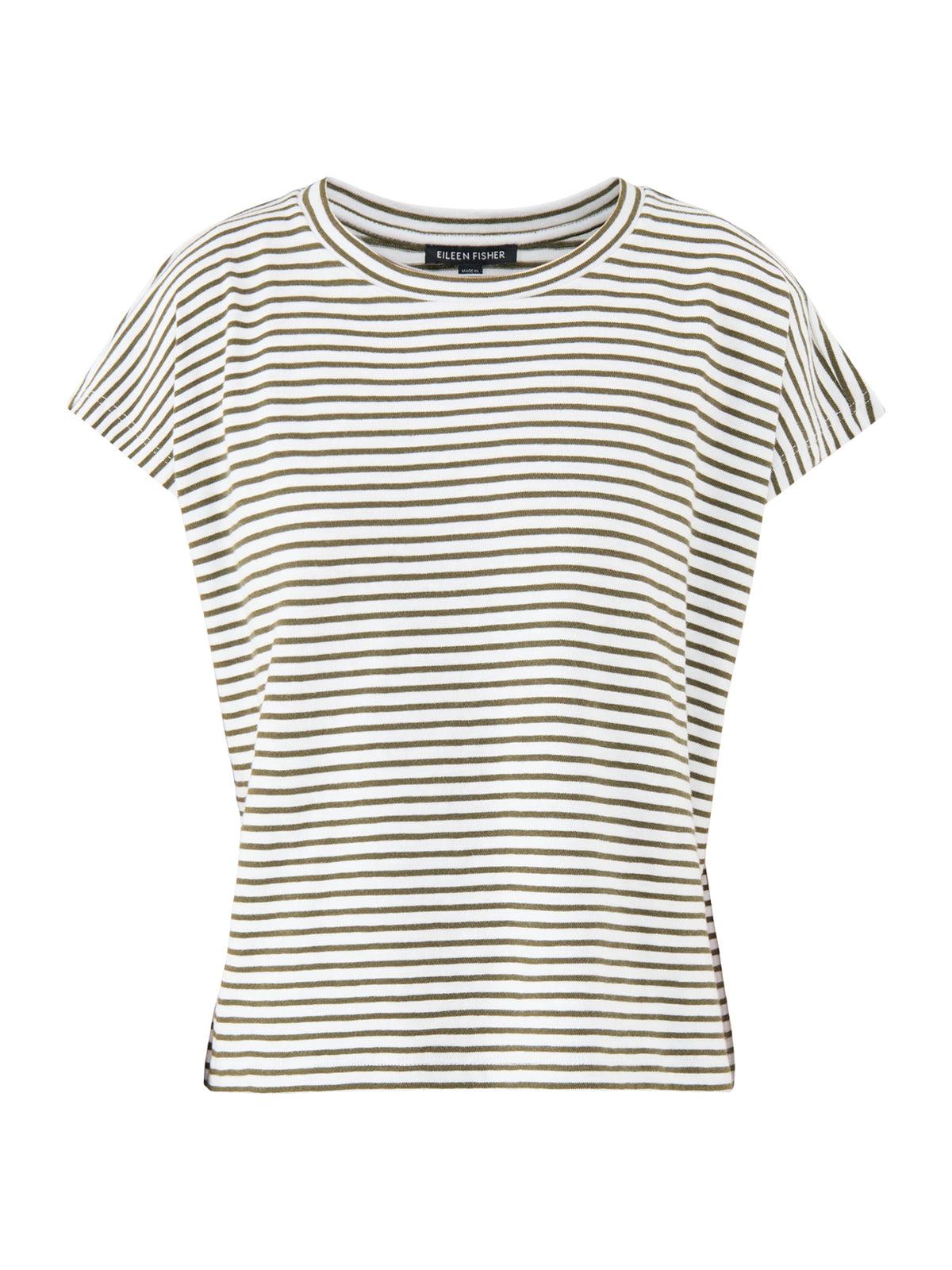 Organic Cotton Crew Neck Short Sleeve Top