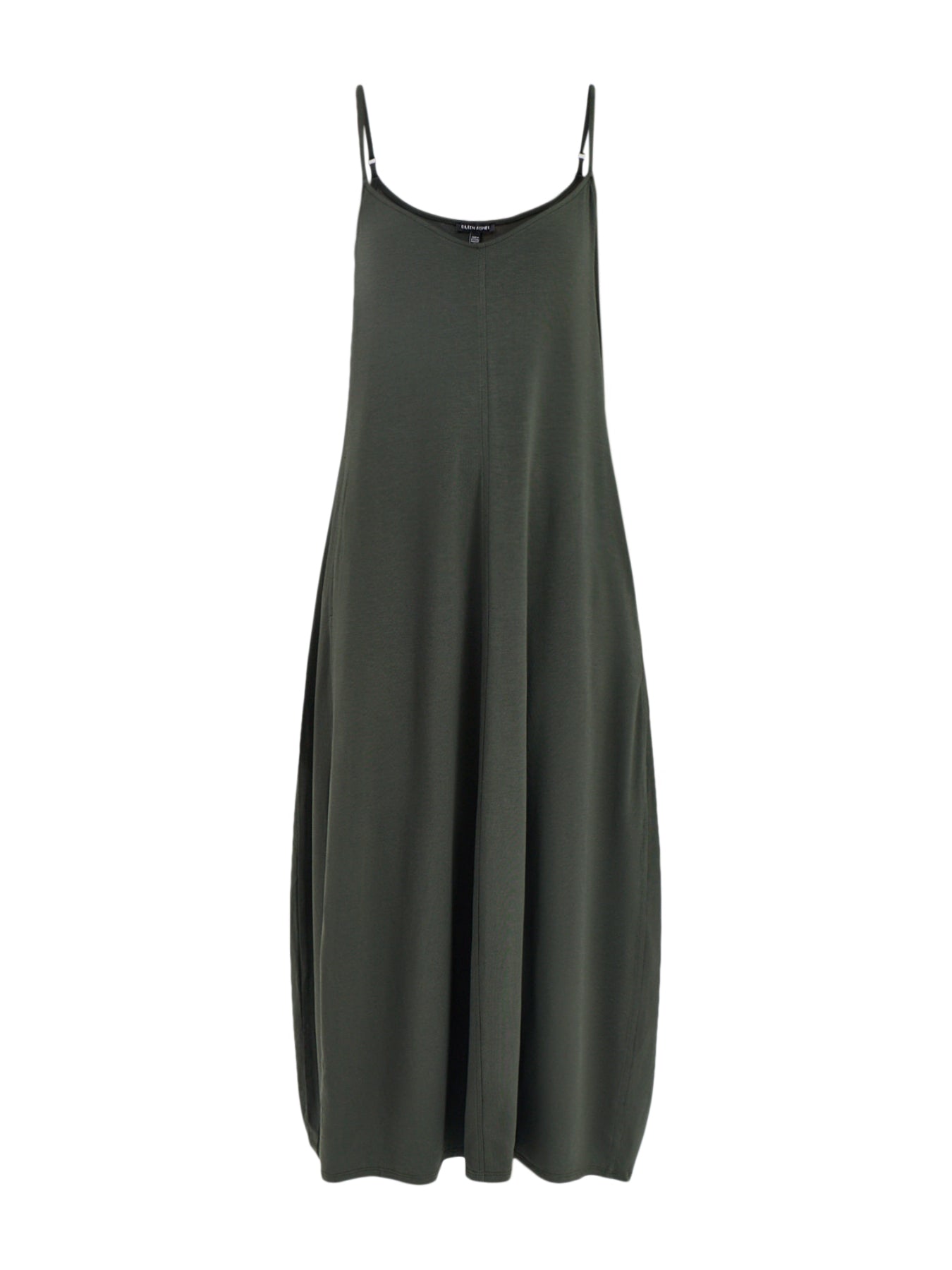 Lantern Cami Midi Dress Green