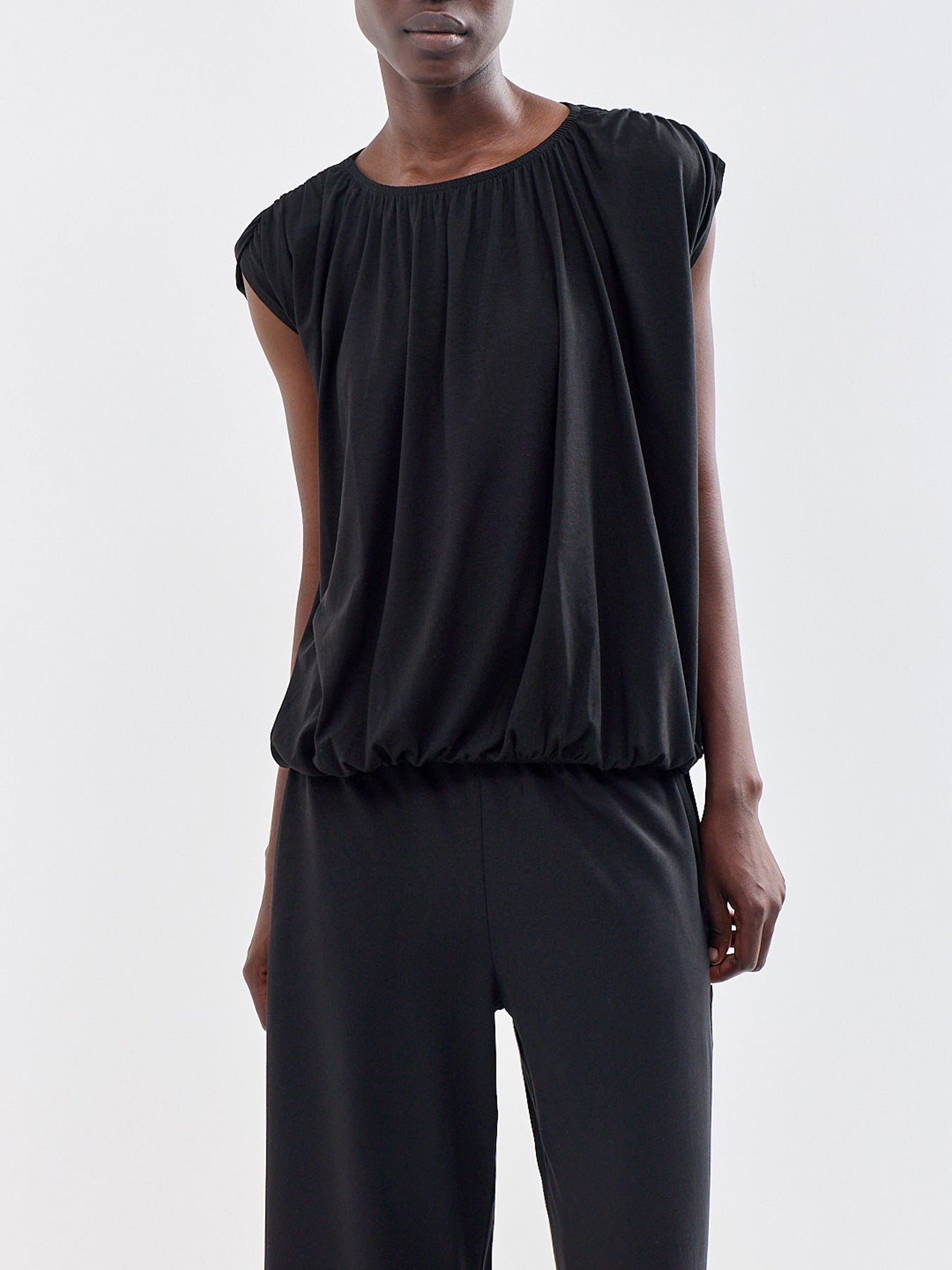 Crew Neck Top Black
