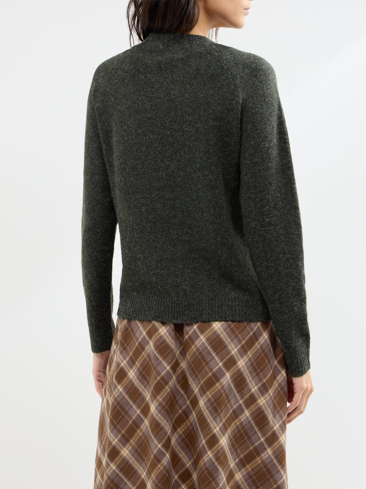 Doffy Long Sleeve Round Neck Blouse
