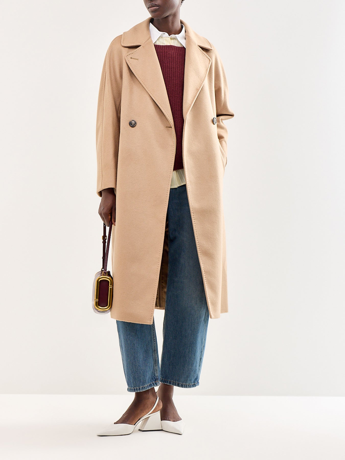 Resina Wool Coat Brown
