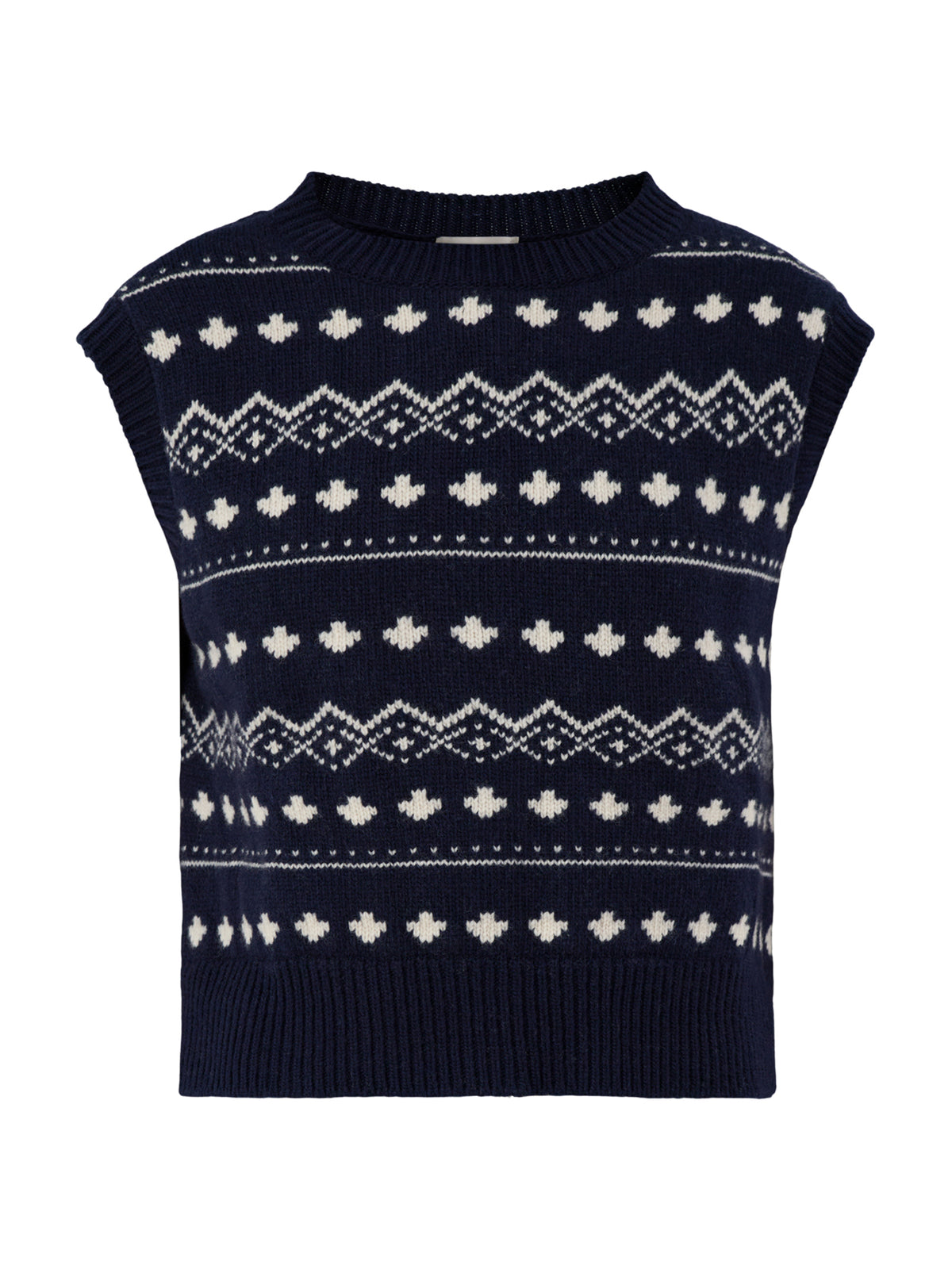 Virgin Wool Savana Knitted Waistcoat - Ultramarine