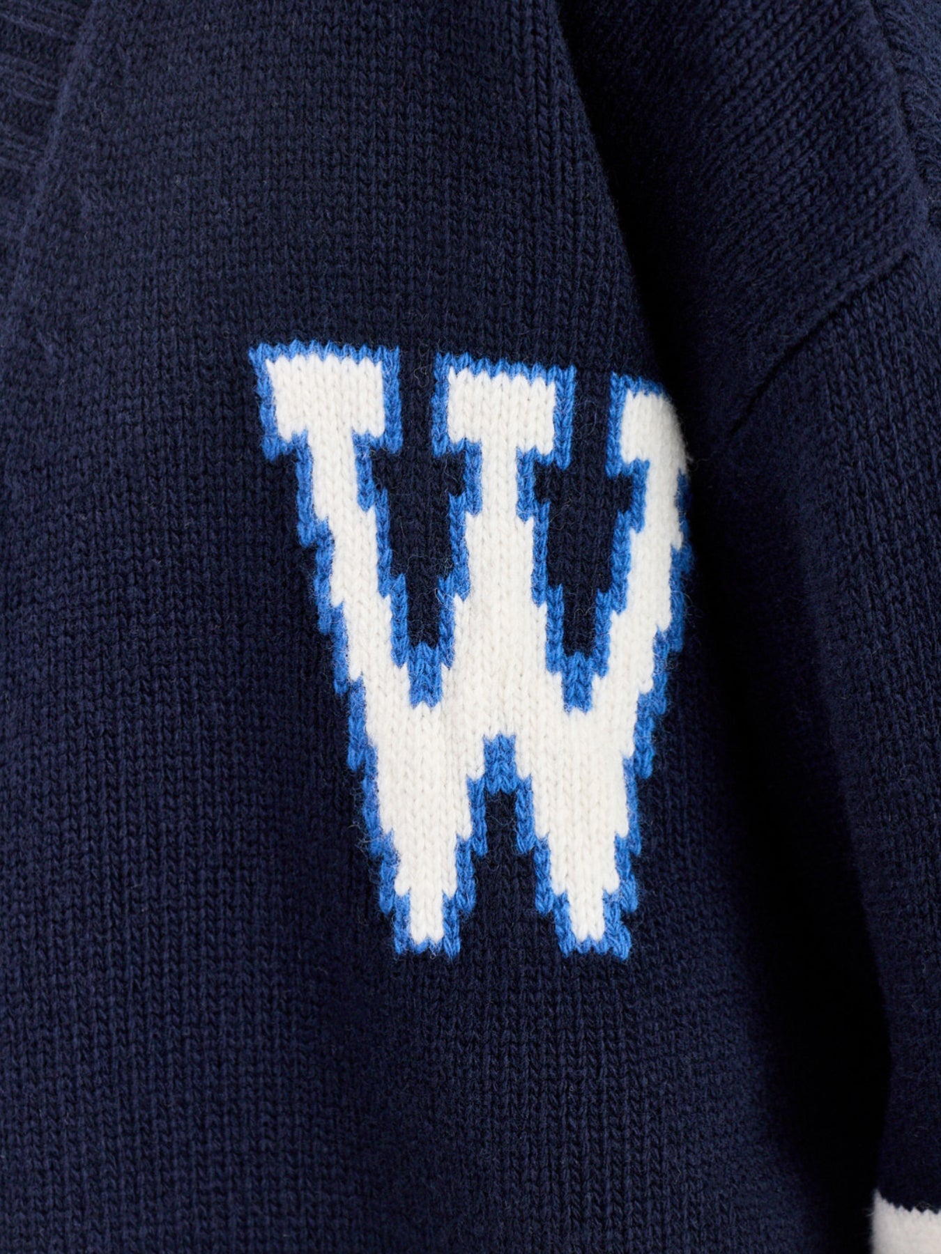Belgio Wool Cardigan Navy