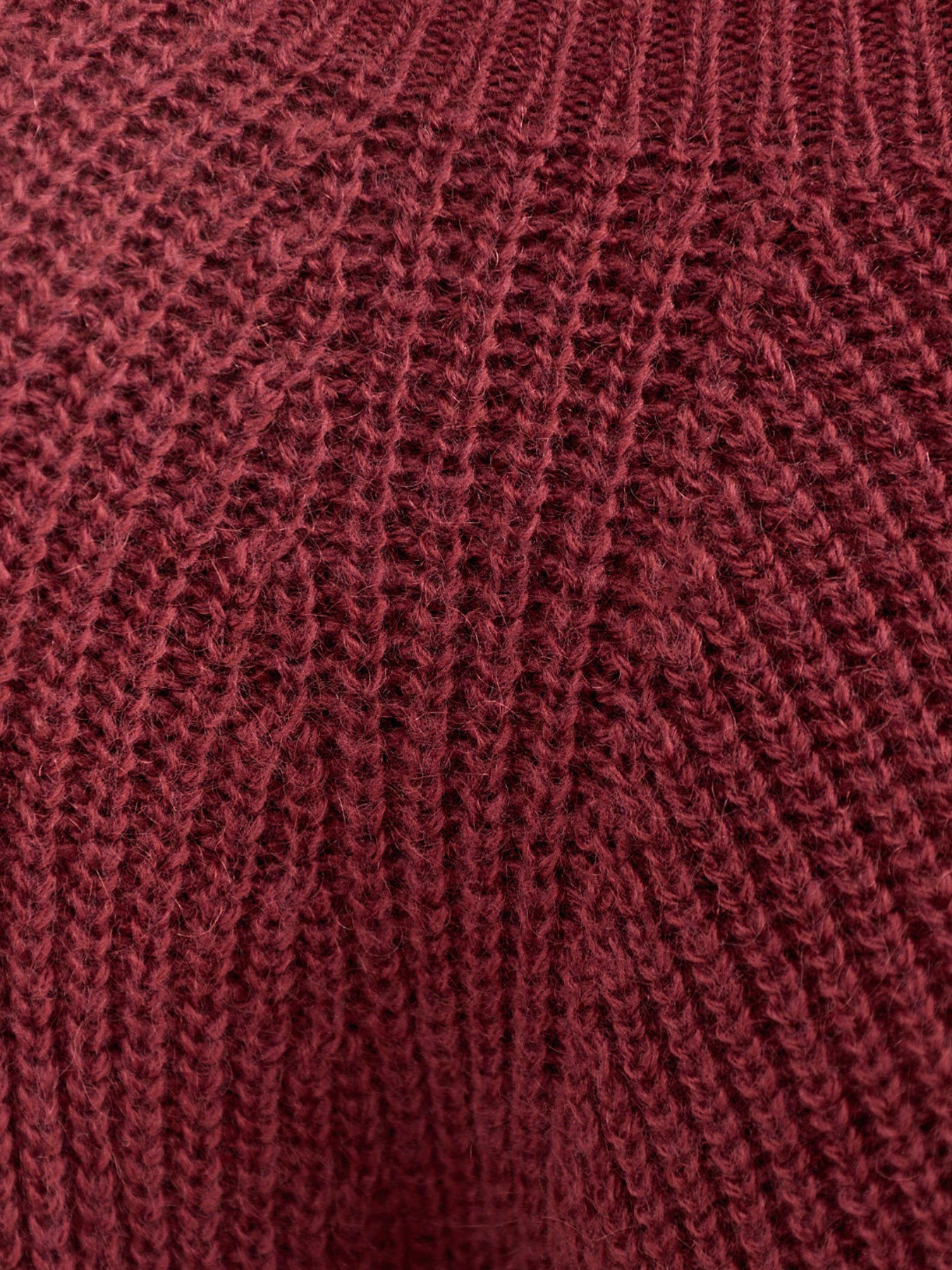 Xeno Mohair Blend Jumper Burgundy