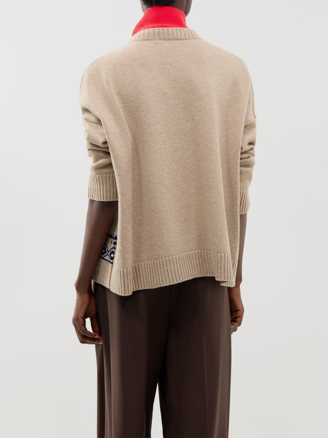 Virgin Wool Pavidi Sweater - Sand Dog