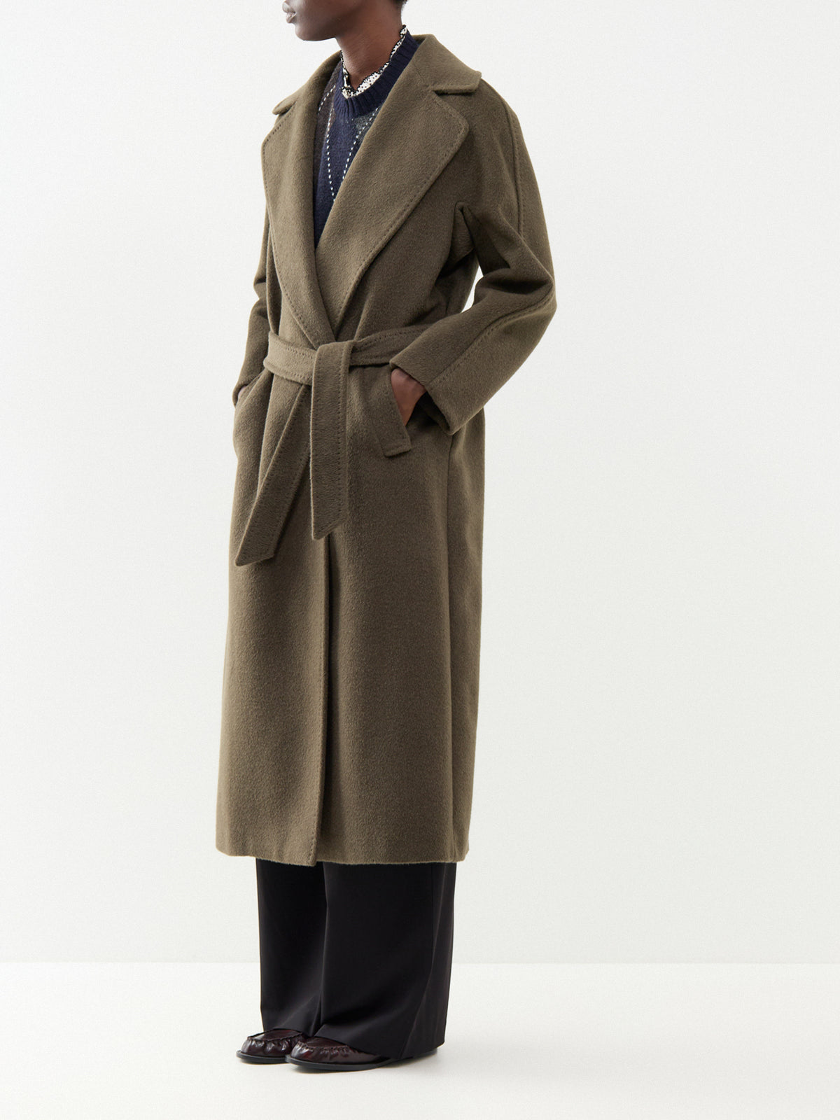 Tempera Wool & Alpaca Blend Long Coat