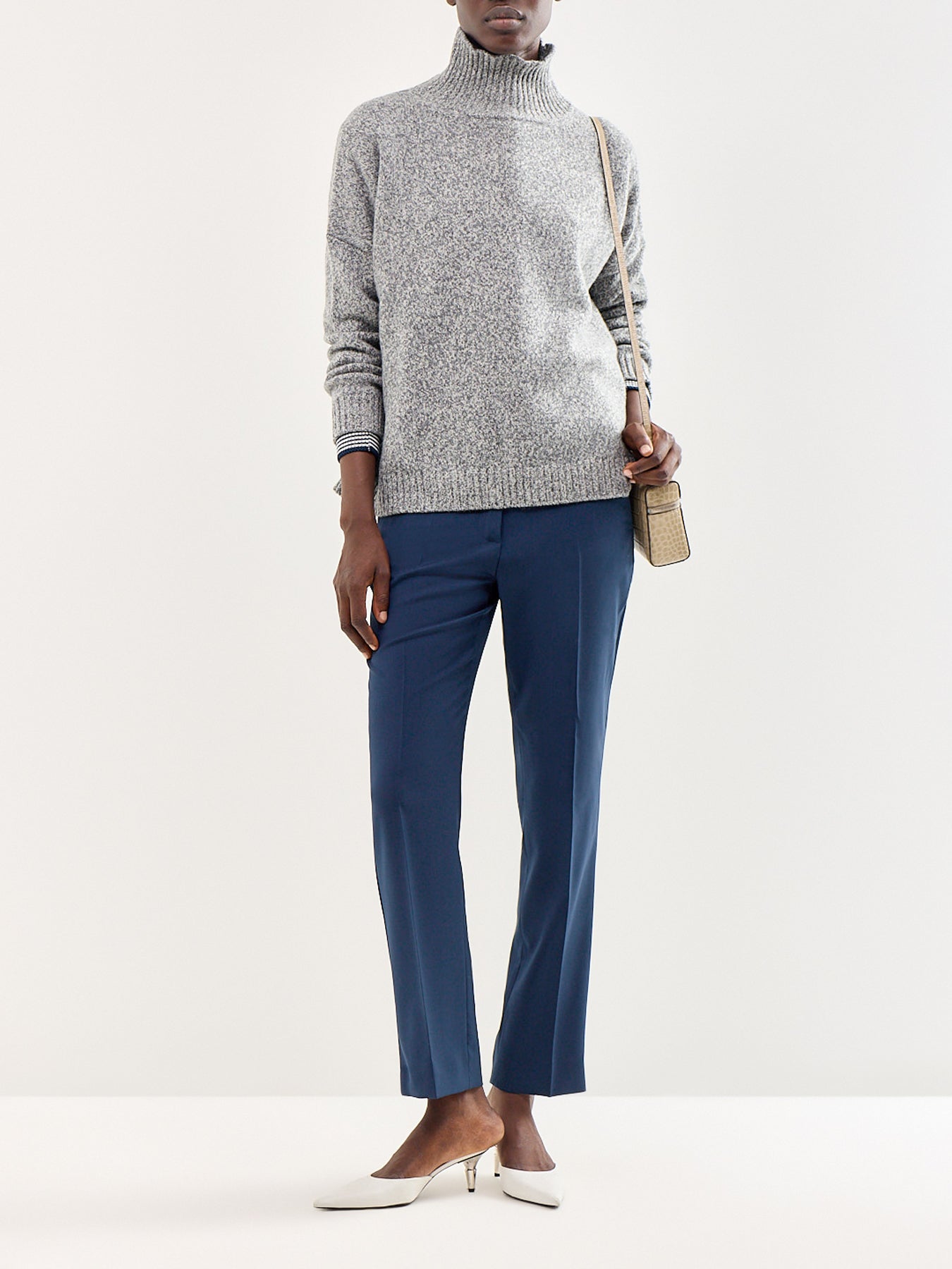 Borgia Wool Jumper Grey