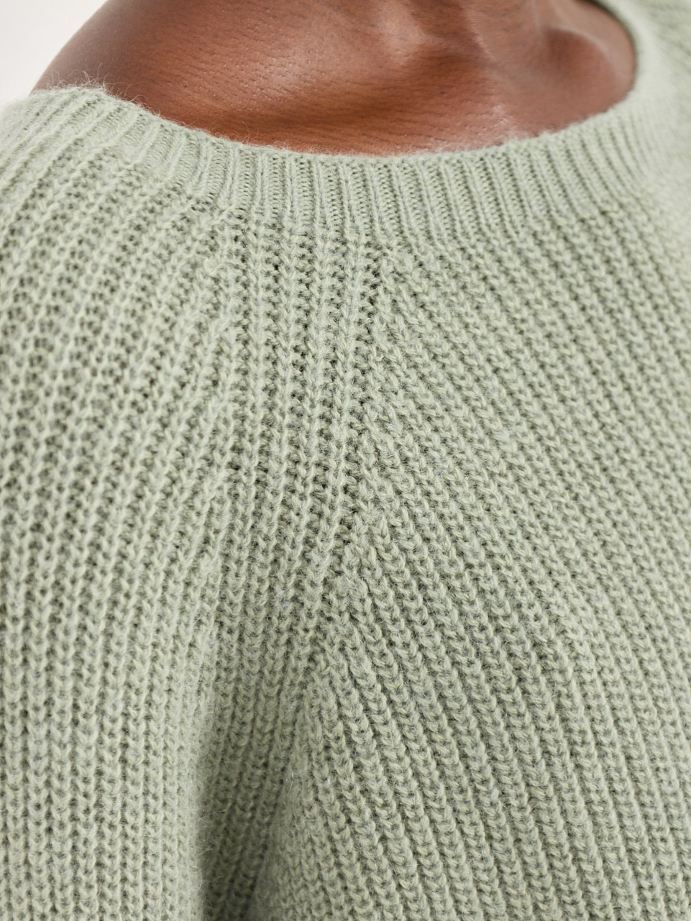 Xeno Mohair Blend Jumper Green