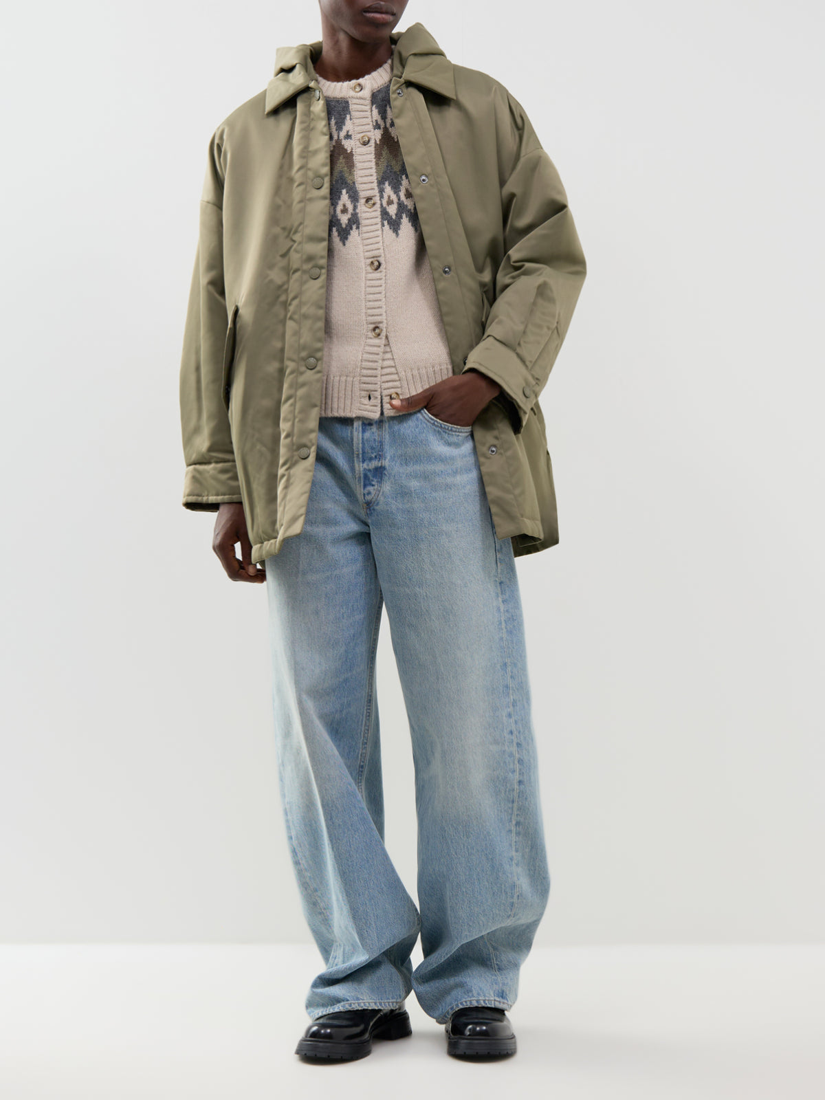 Spigola Quilted Jacket - Khaki