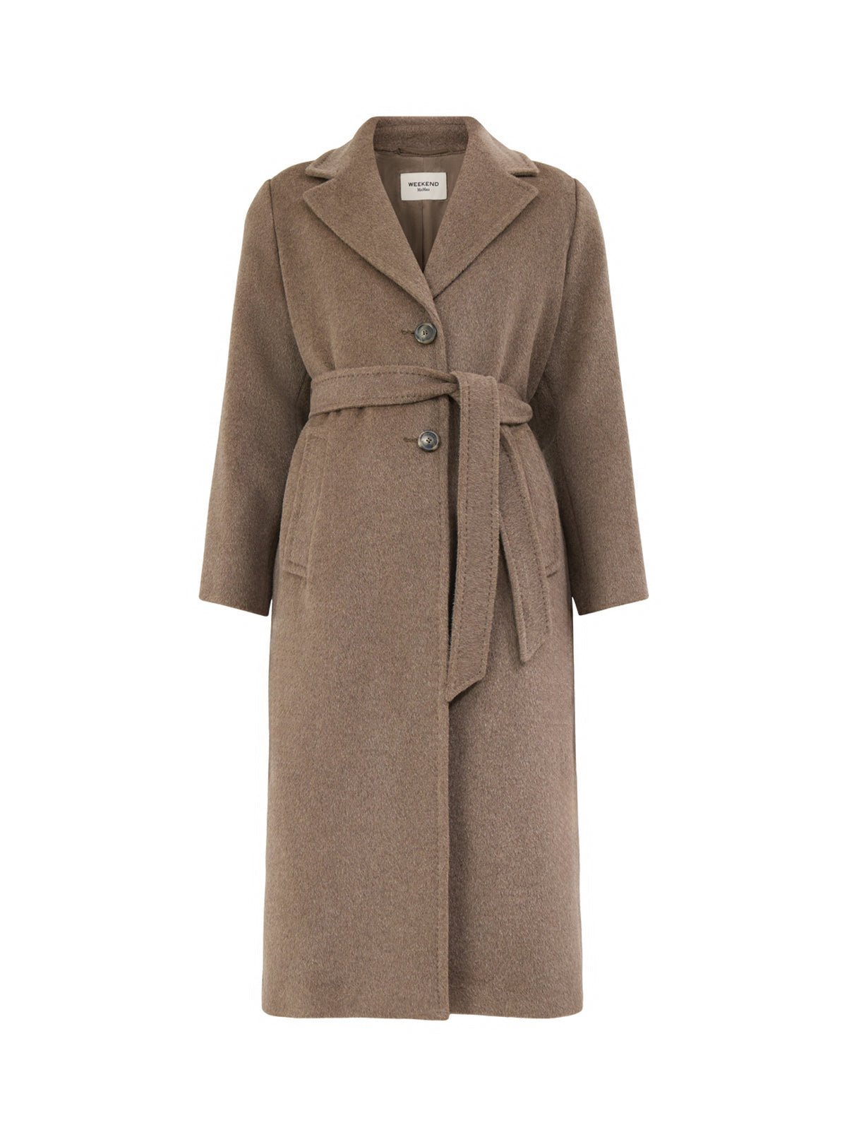 Wool, Alpaca & Mohair Blend Bronte Long Coat