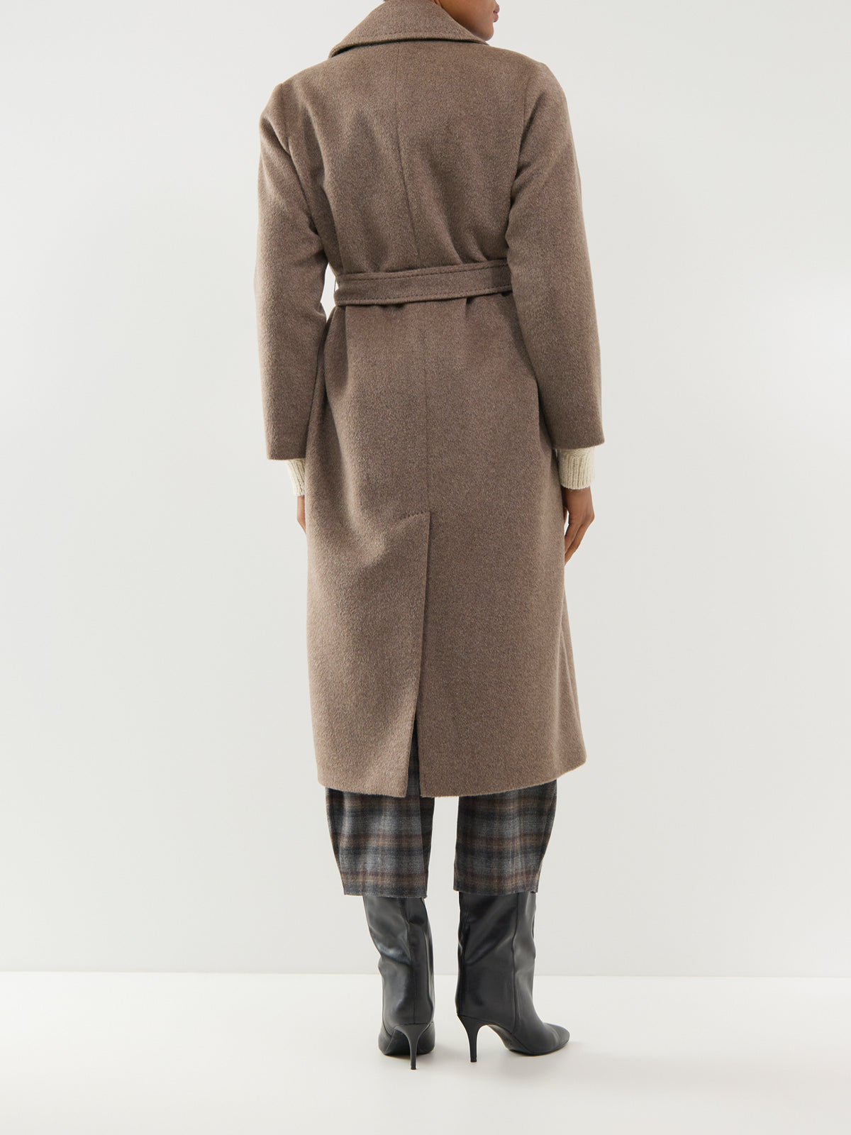 Wool, Alpaca & Mohair Blend Bronte Long Coat