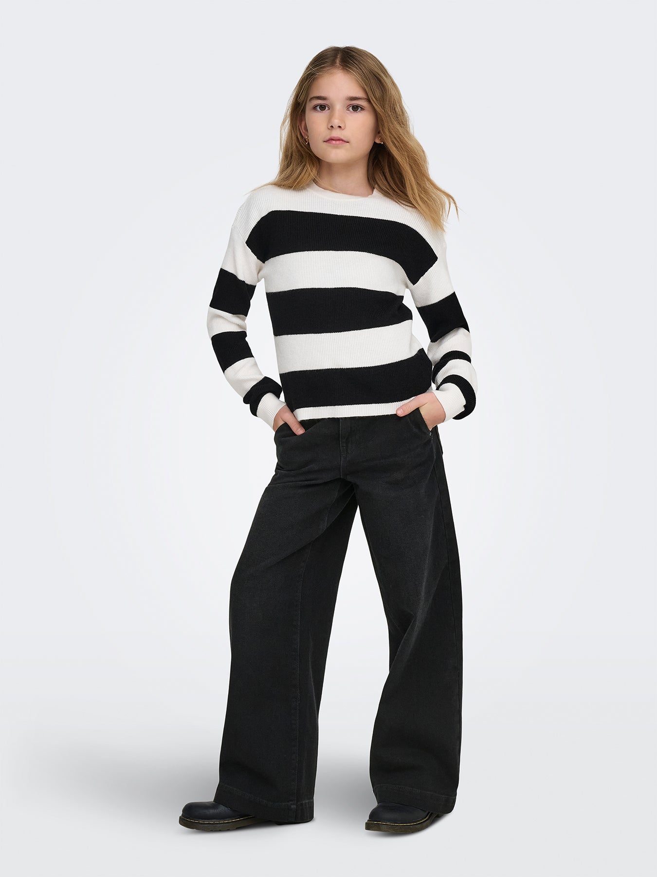 Comet Wide Leg Jeans Black