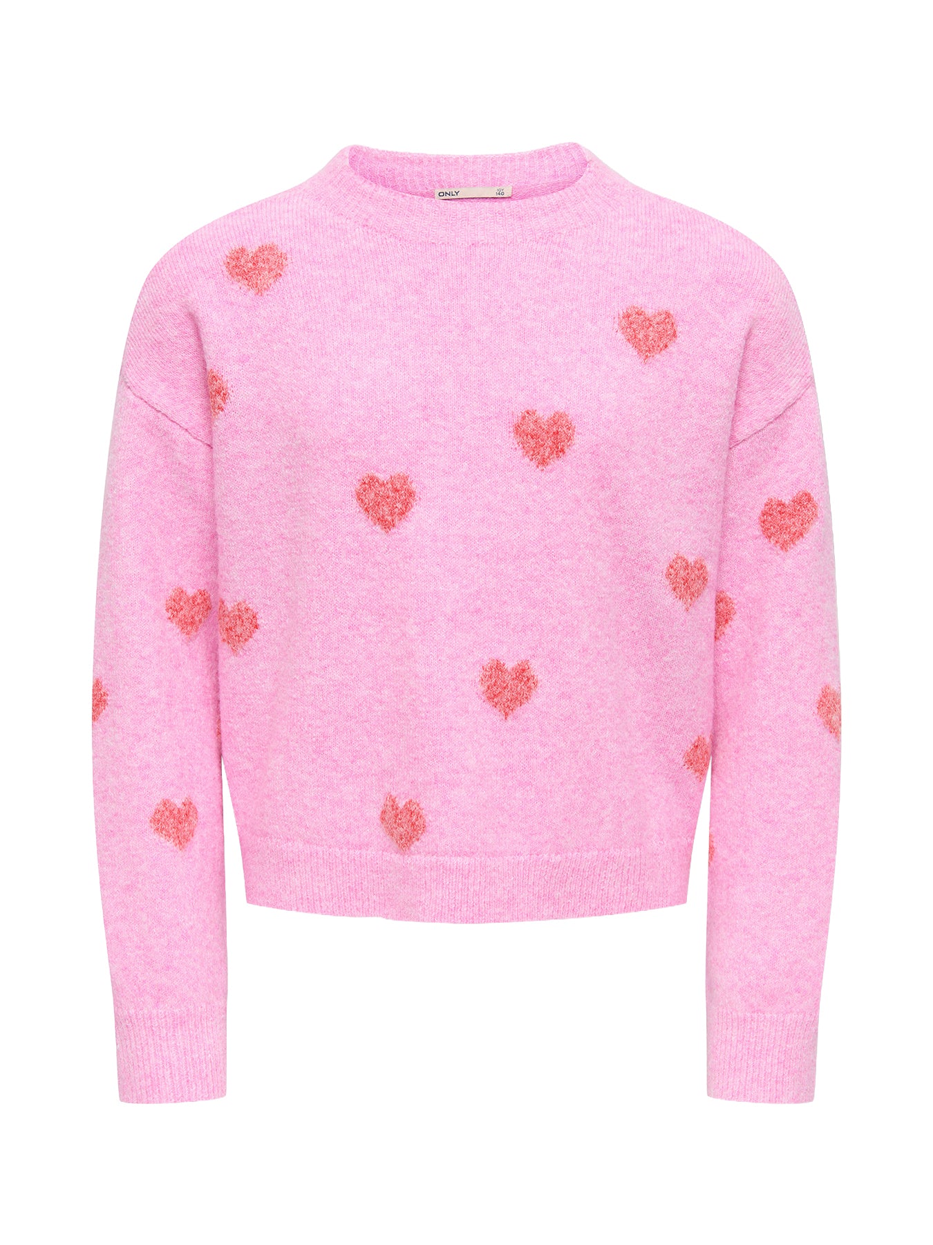 Kids' Textured Sweatshirt Pink