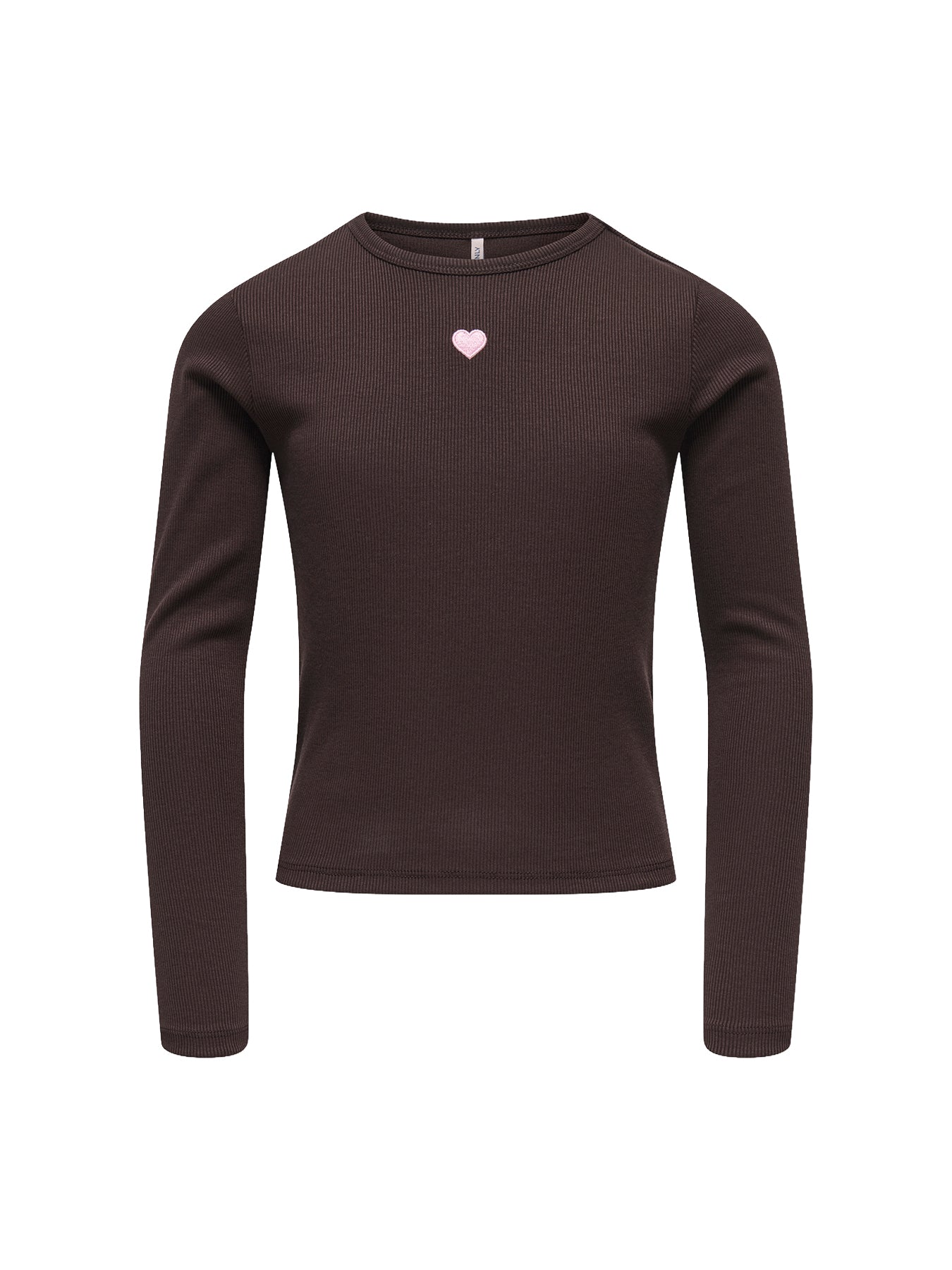 Kids' Embellished Long Sleeve Top Brown