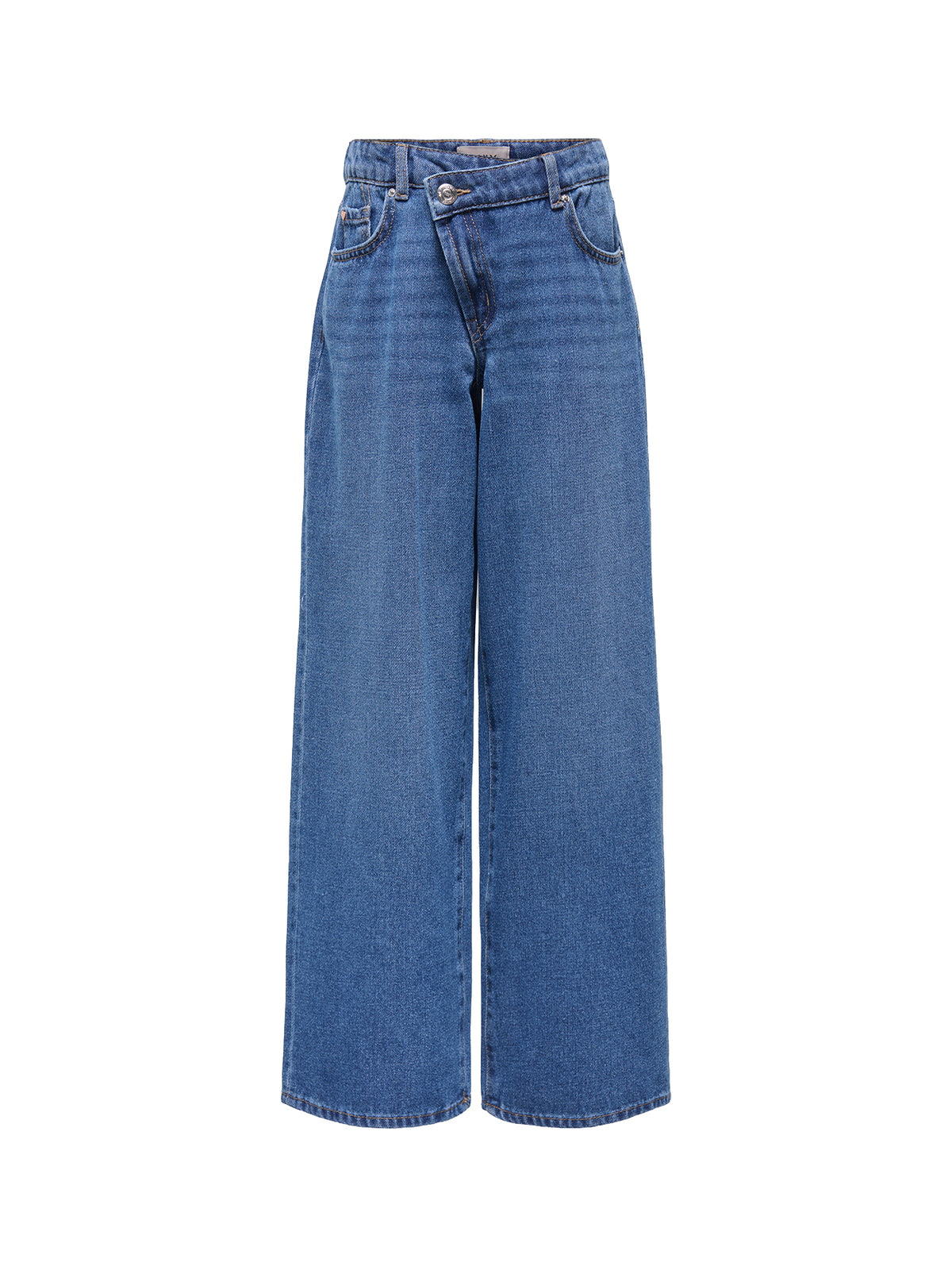 Cotton Hope Mid-Rise Wide Leg Jeans