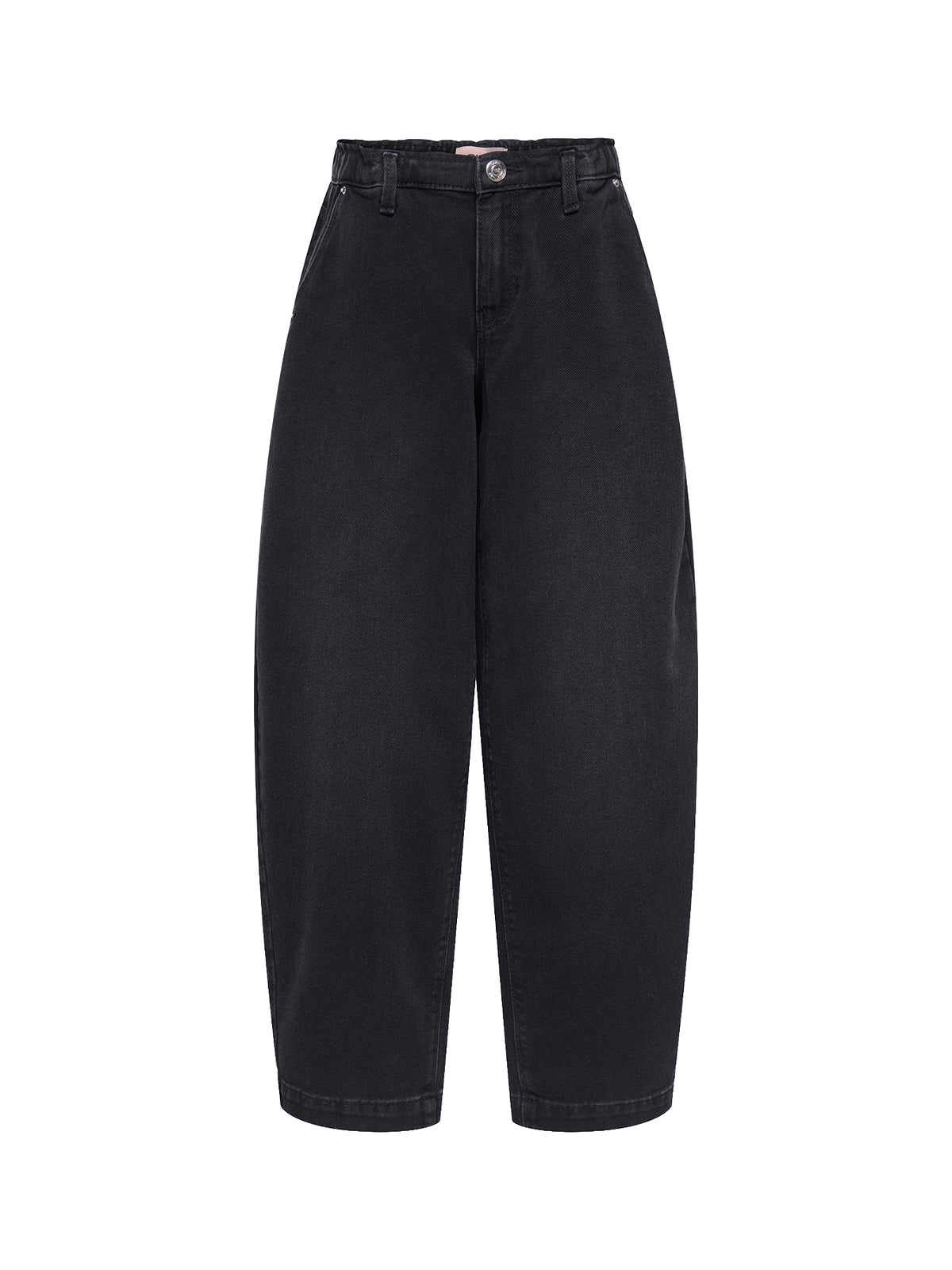 Cotton Comet Mid-Rise Barrel Jeans