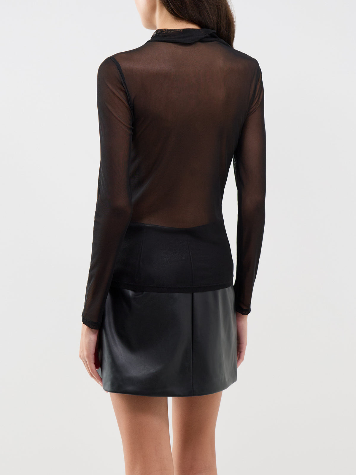 Erica Mesh Long-Sleeved Top