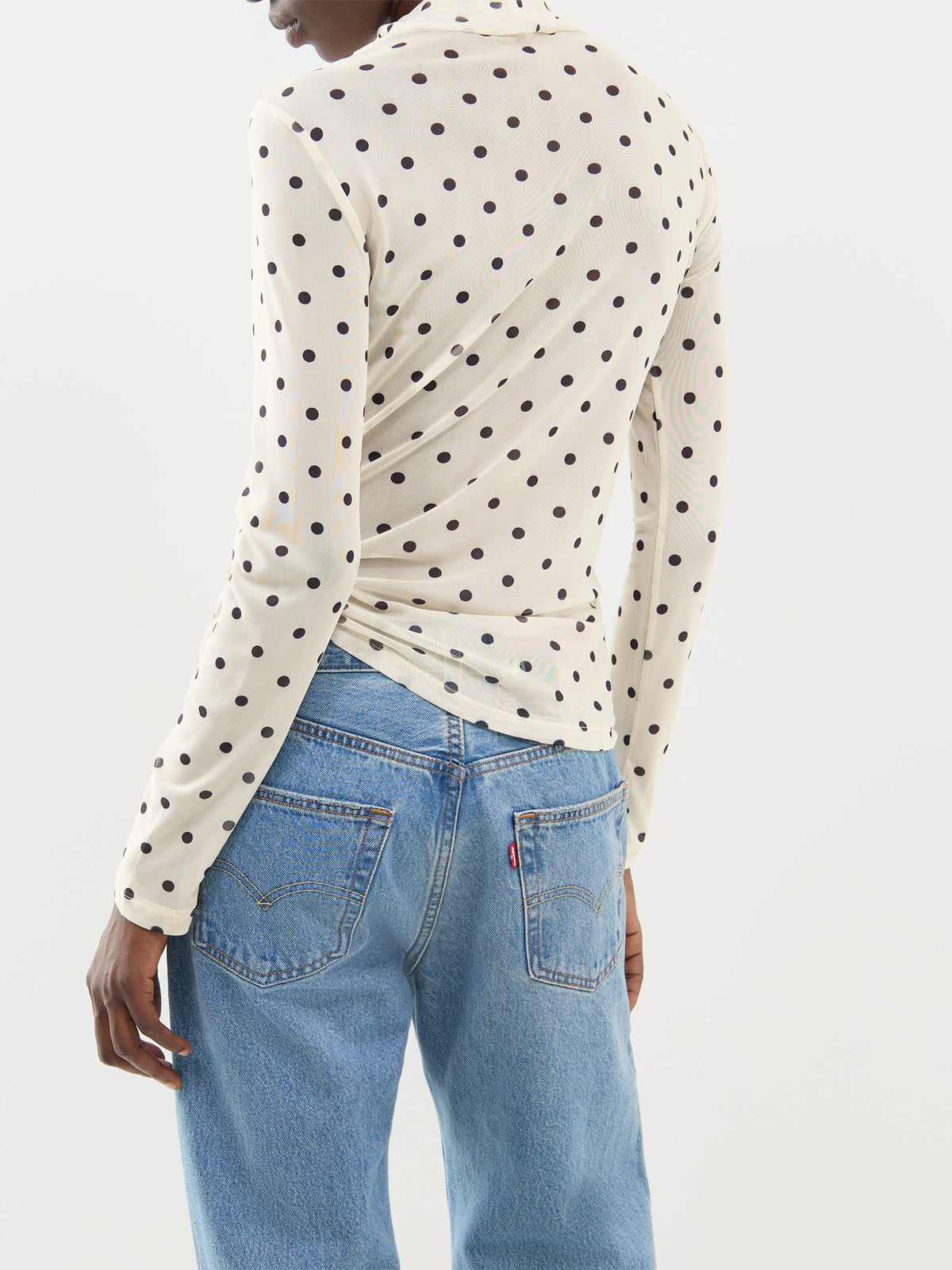 Mesh Long Sleeve Top