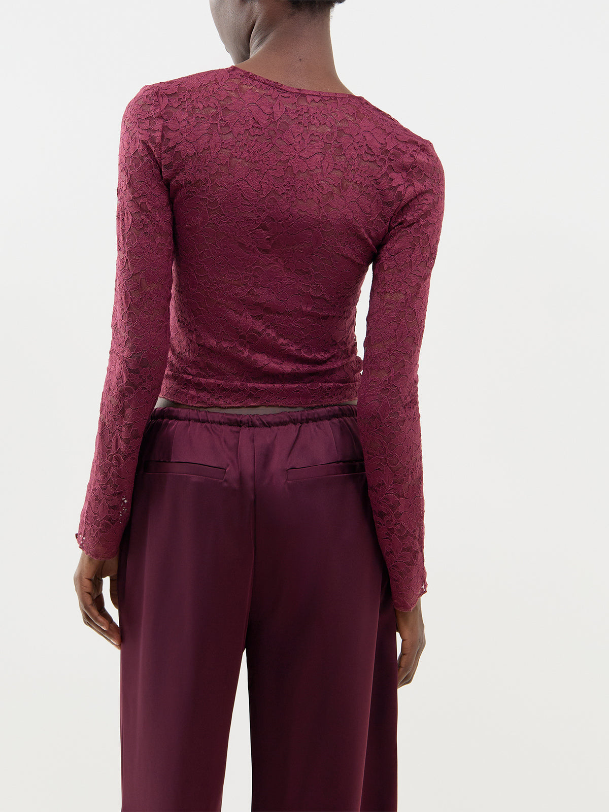 Lace Long Sleeve Top