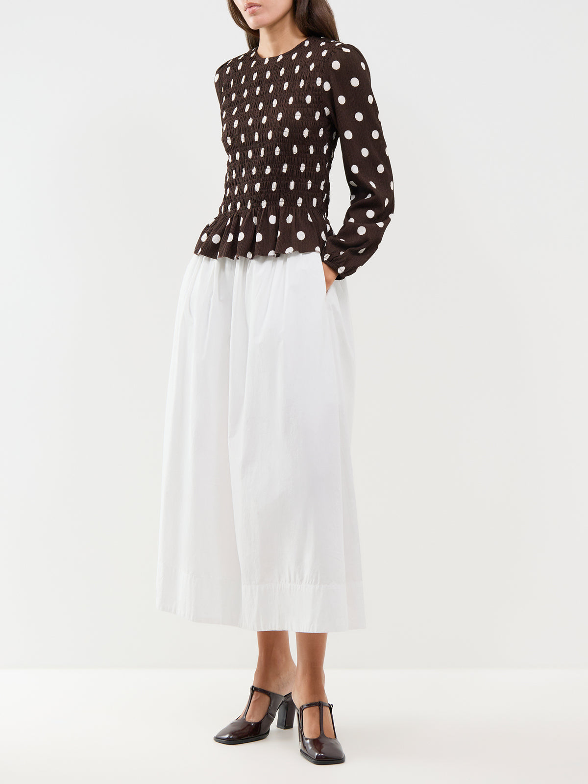 Molly Long-Sleeved Smock Top