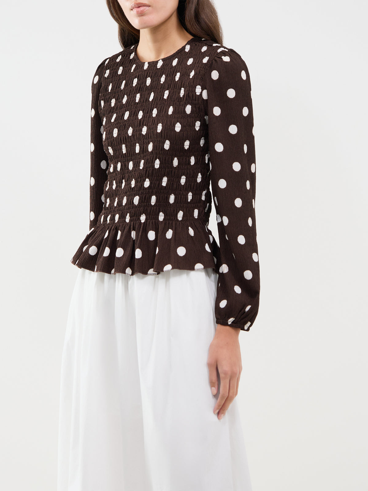 Molly Long-Sleeved Smock Top