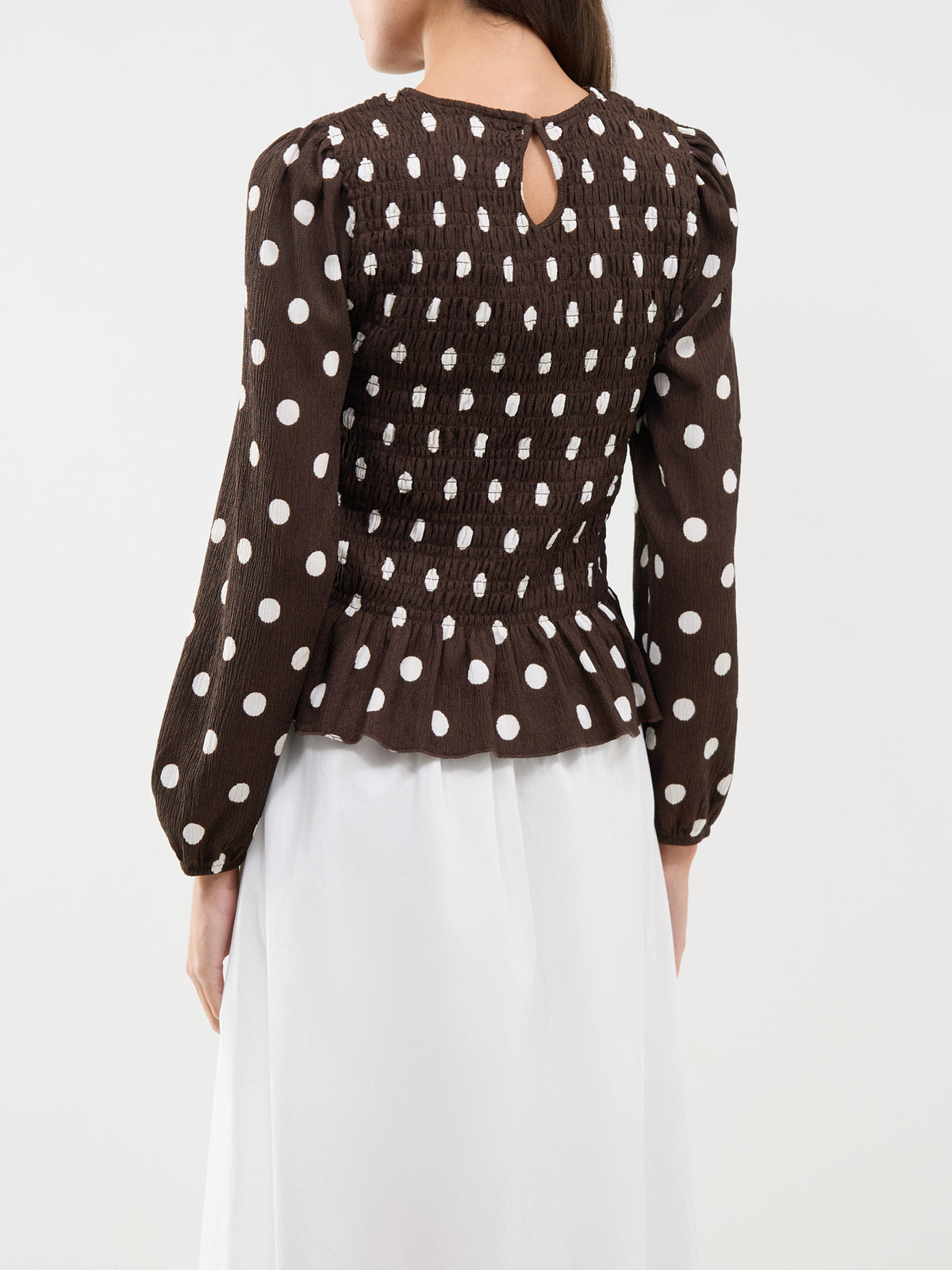 Molly Long-Sleeved Smock Top