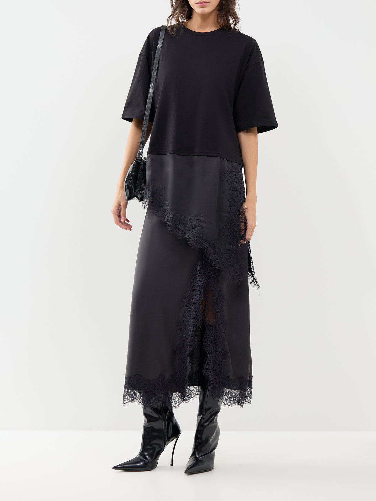 Madelyn Cotton Lace Top – Black