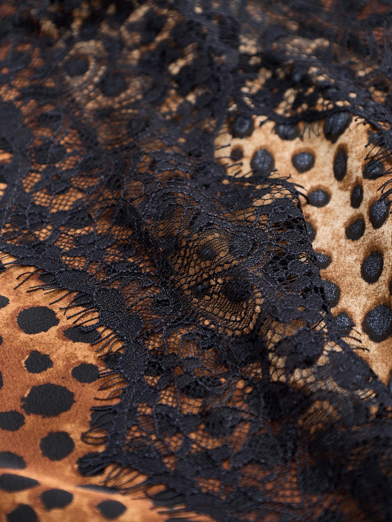 Leopard Lace Maxi Skirt