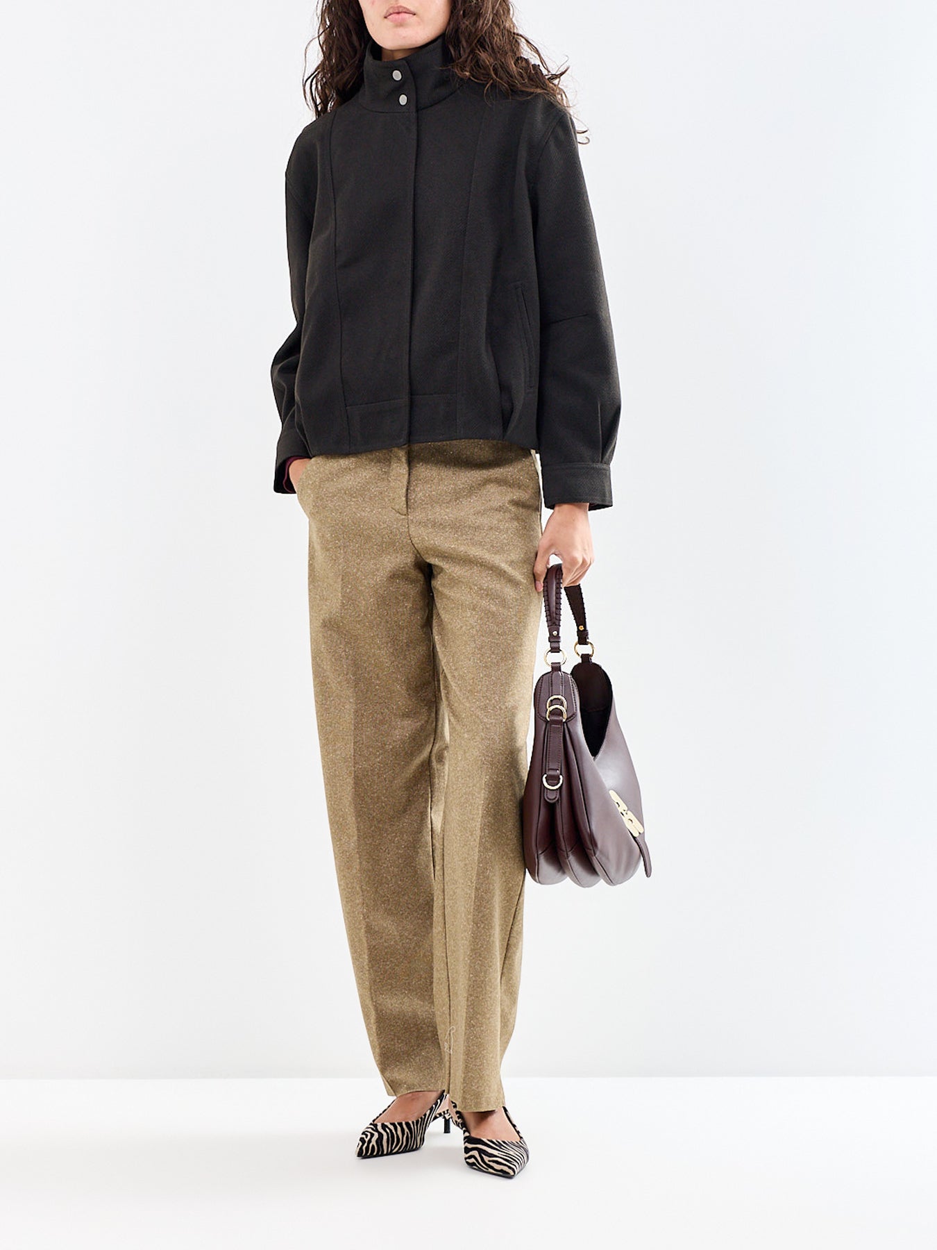 High Collar Bomber Jacket