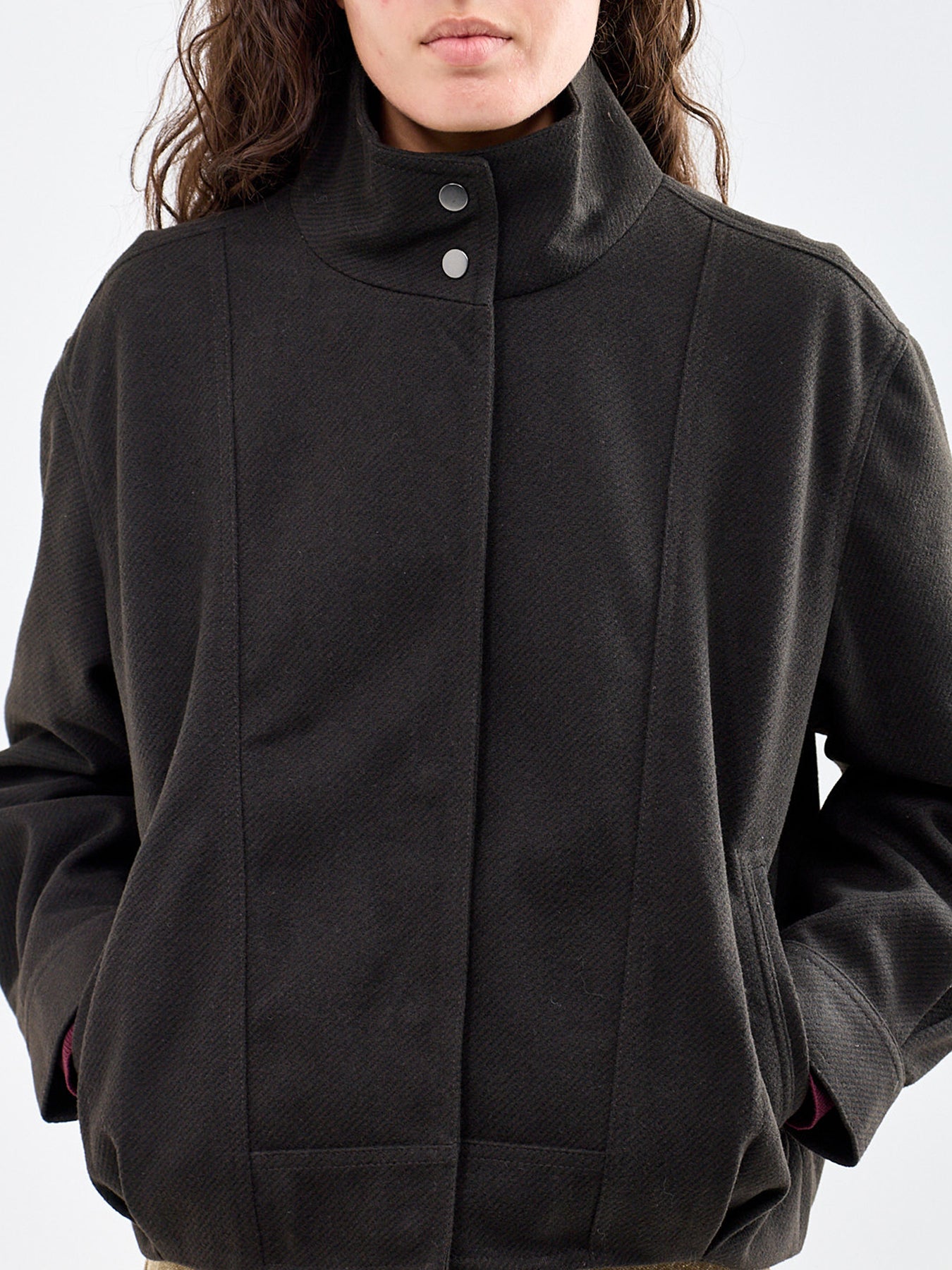 High Collar Bomber Jacket