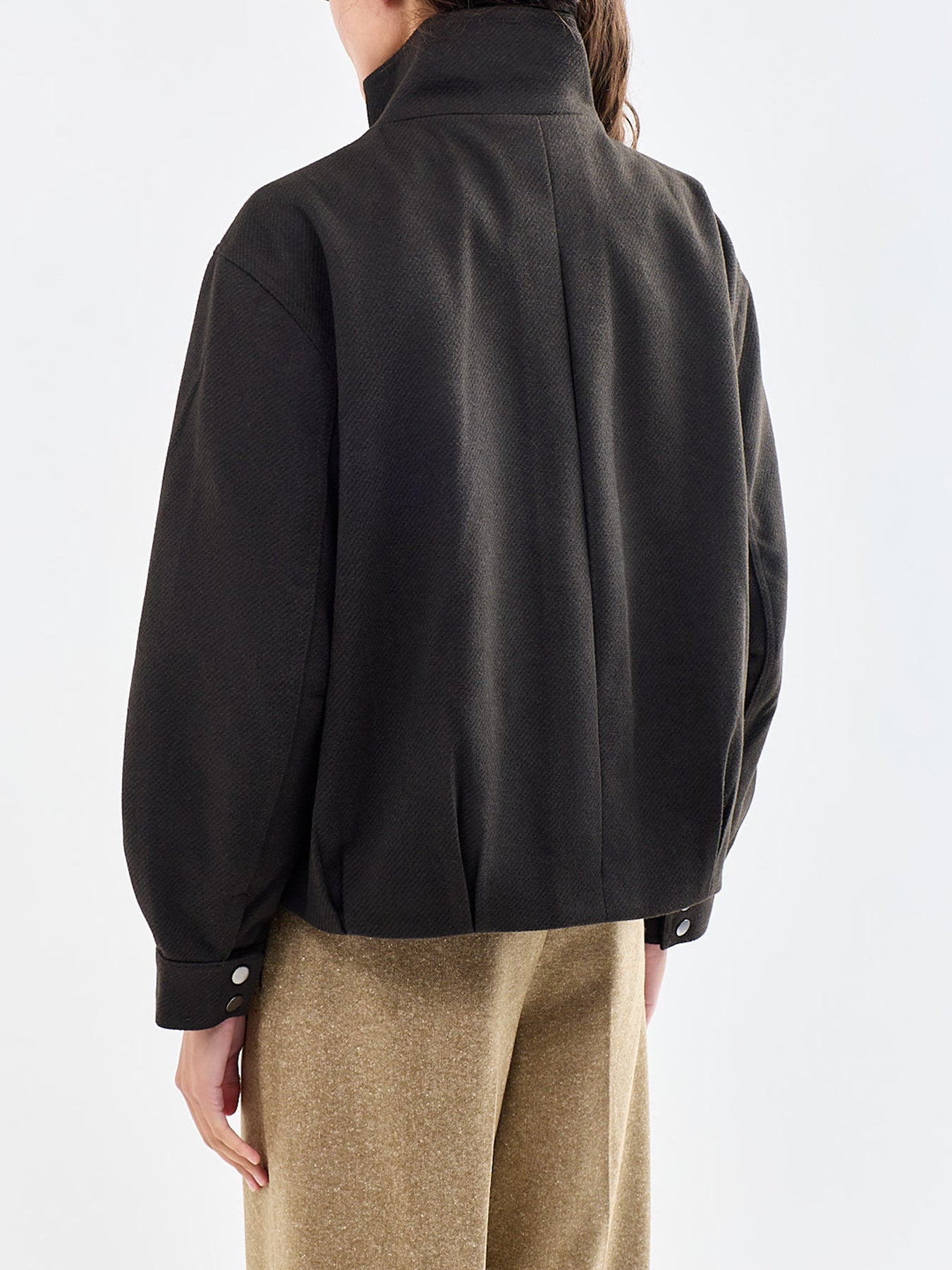 High Collar Bomber Jacket
