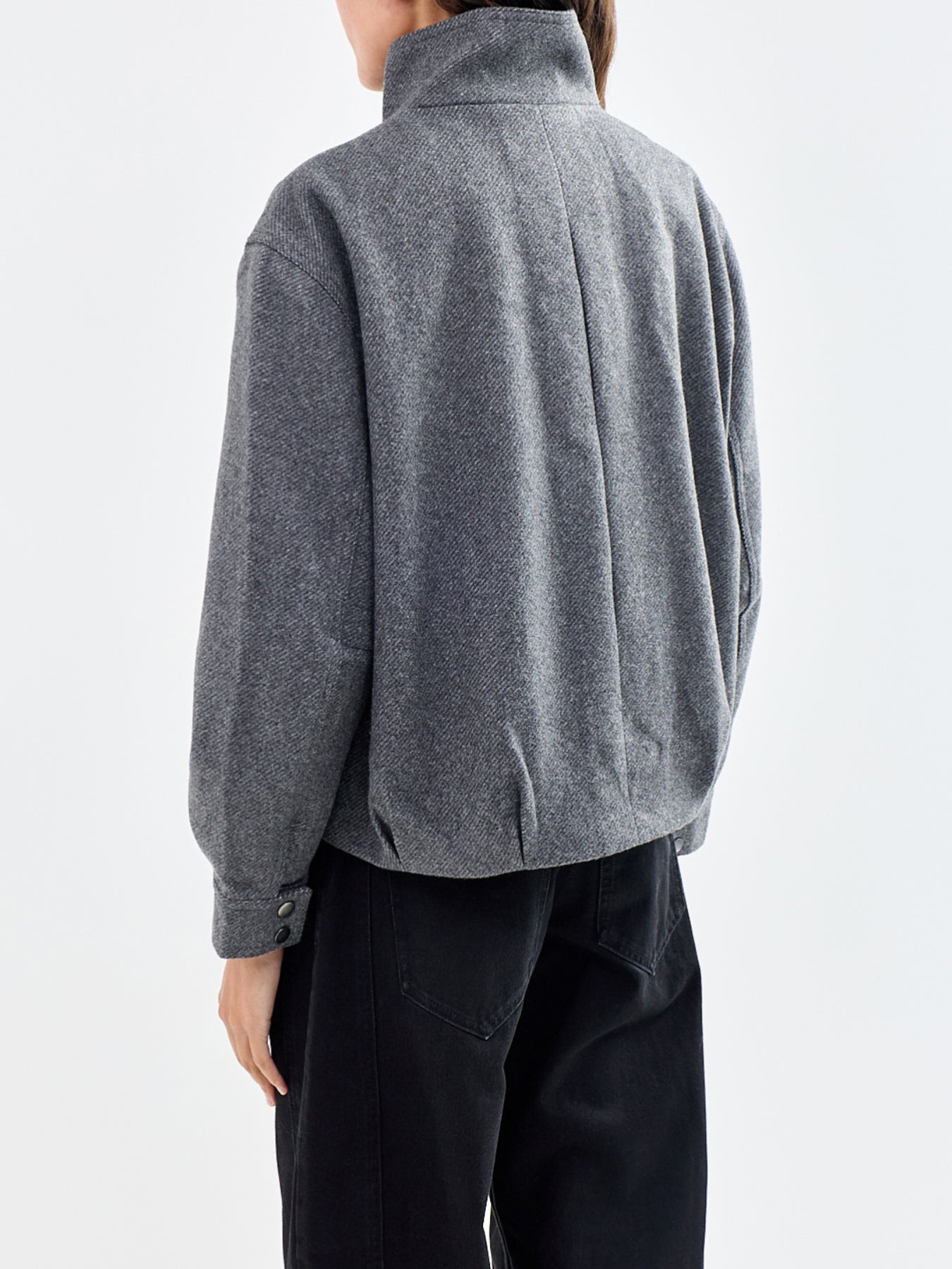 High Collar Bomber Jacket