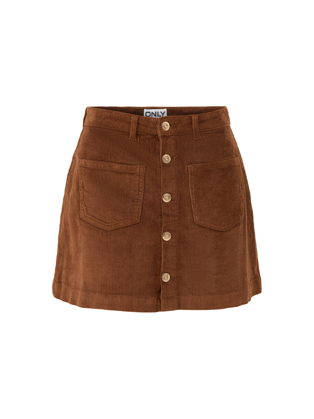 Amazing Cotton Cord Mini Skirt – Bison