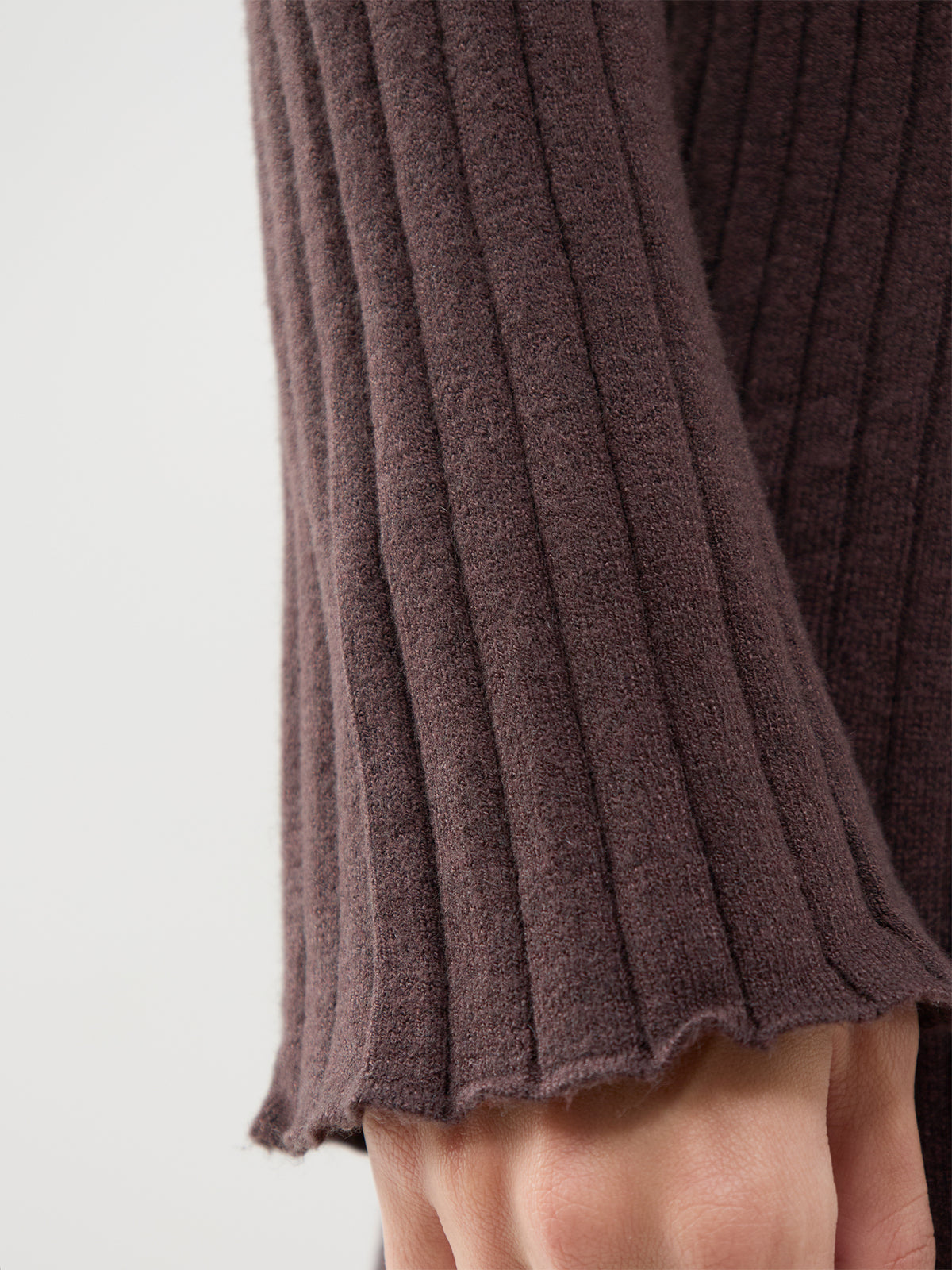 Michella Knitted Mini Dress – Chocolate Torte Melange