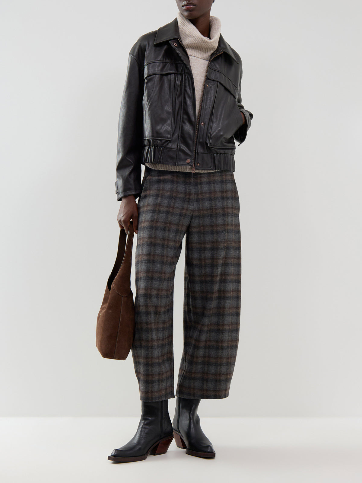 Melle Faux Leather Jacket