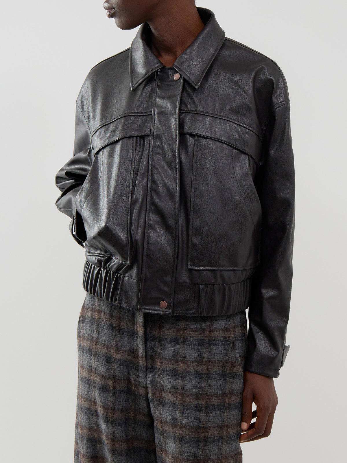 Melle Faux Leather Jacket