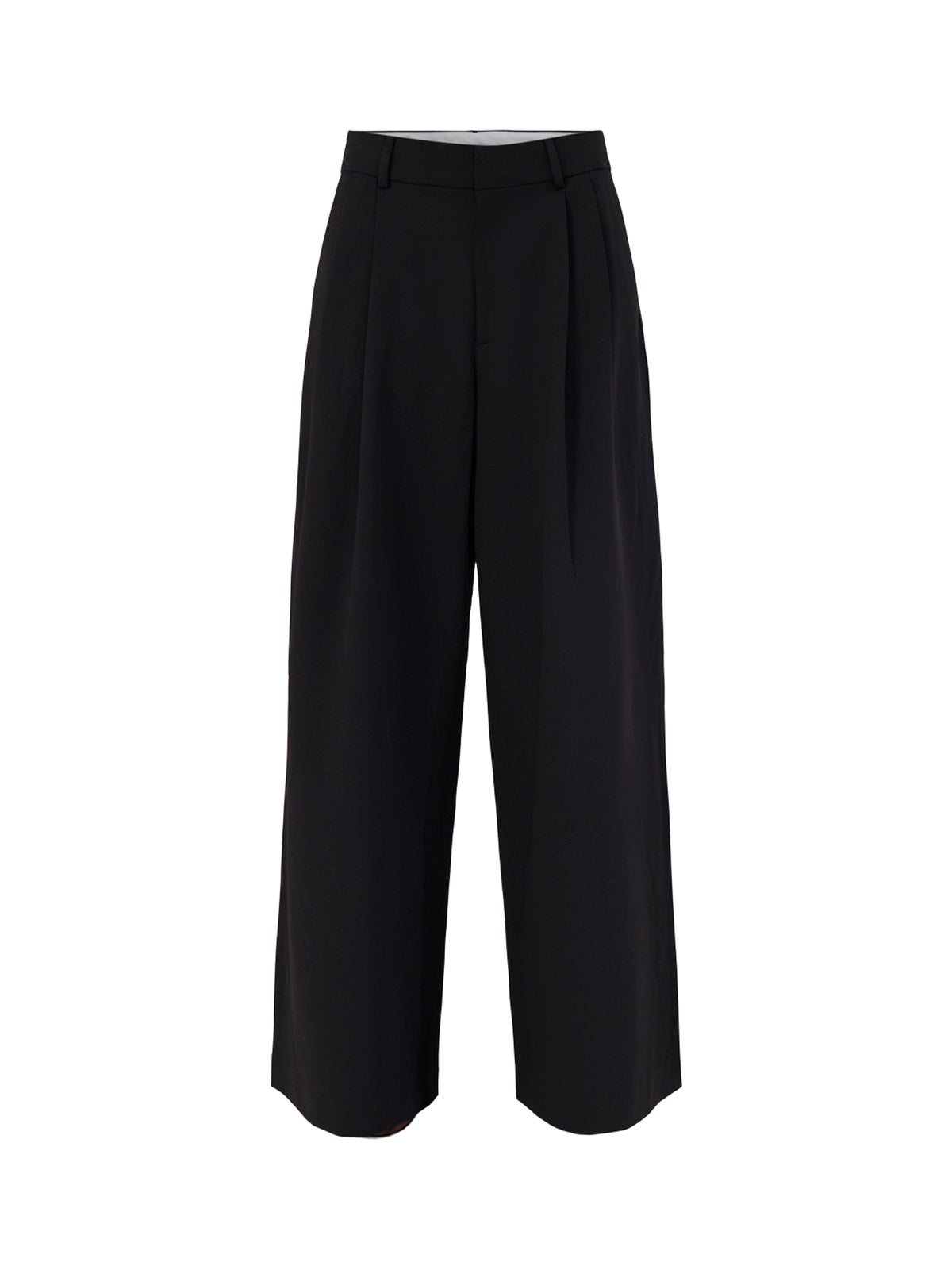 Sonja High-Waisted Wide Leg Pleated Trousers