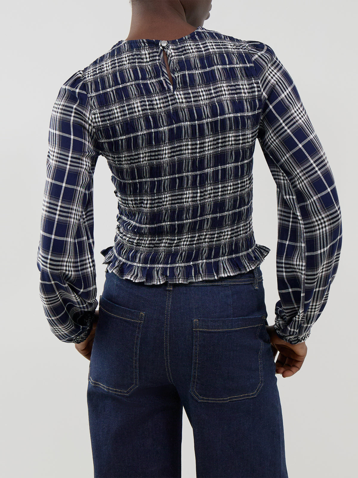 Carly Long-Sleeved Smock Top