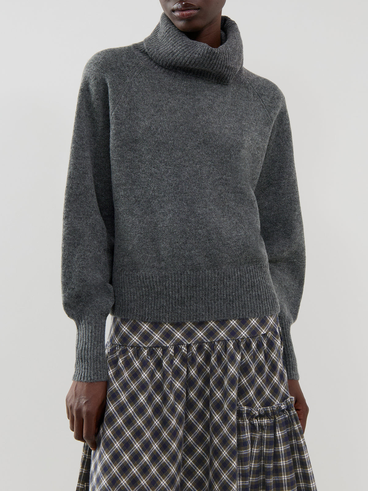 Wool Blend Olivia Roll Neck Jumper